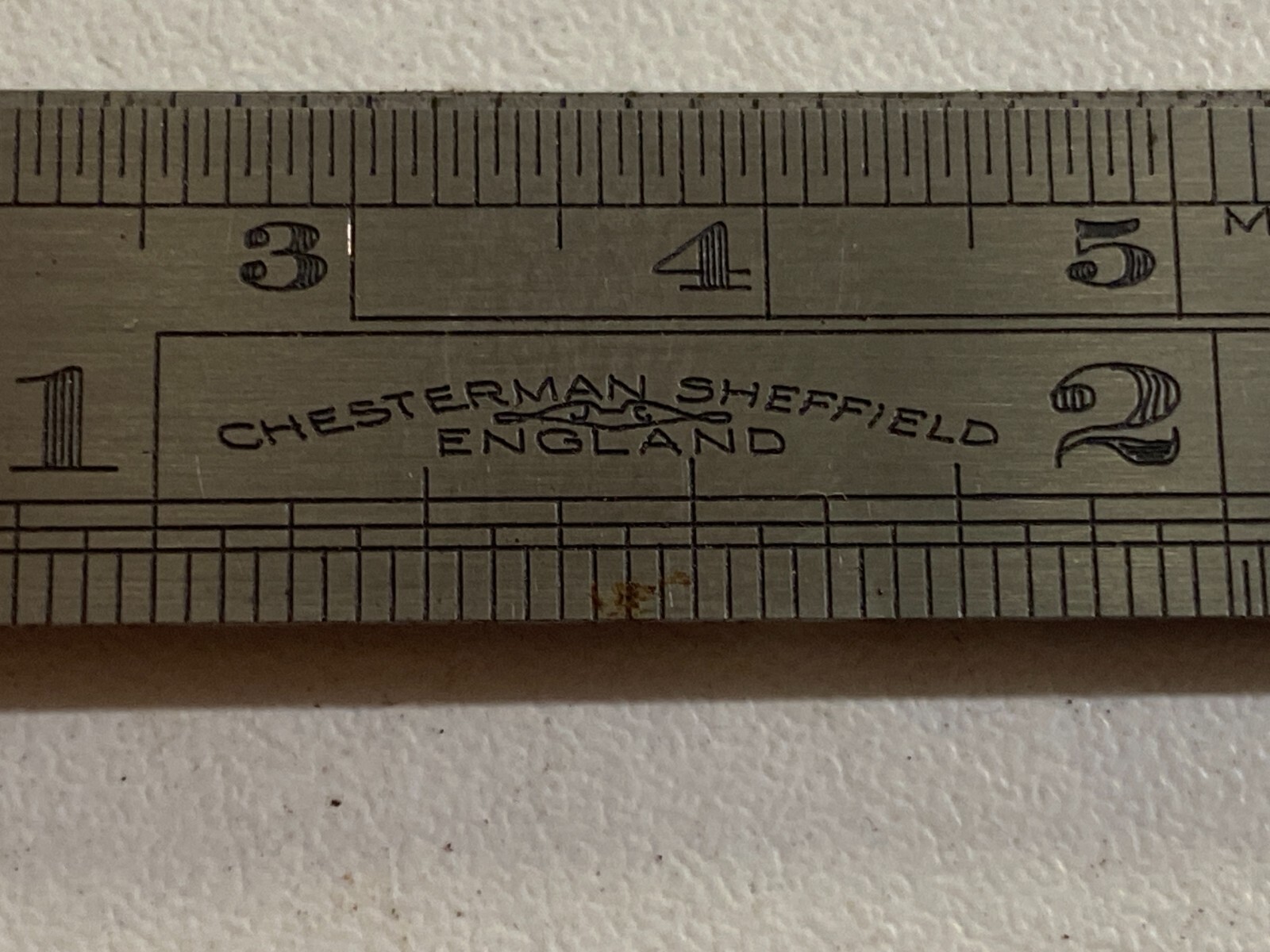 Chesterman 891 Folding Rule 12″ Pocket Advertising Imperial Metric 3 Fold Tools