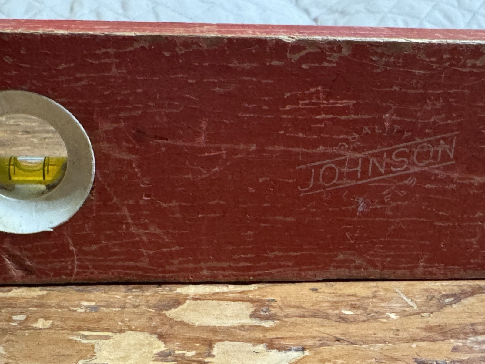 Vintage Johnson No. 243 Wood Spirit Level 24″ Made in USA Milwaukee Wisconsin