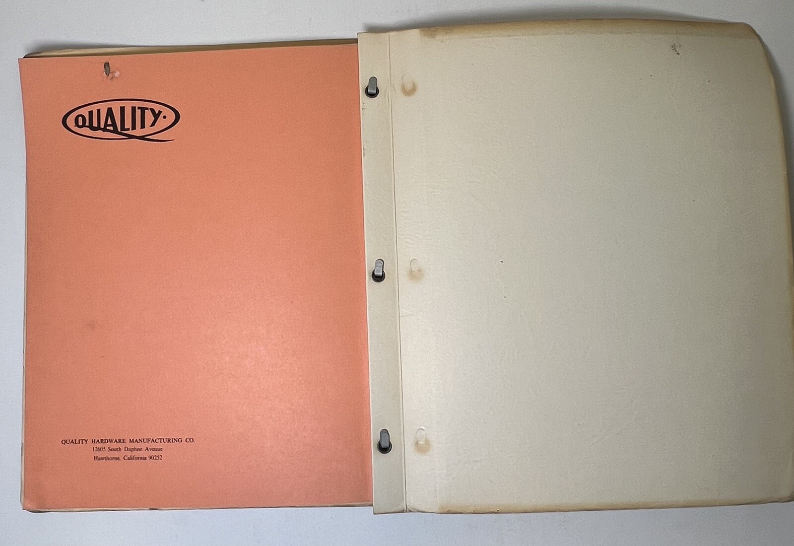 QUALITY HARDWARE Mfg. Company Catalog No. 14 PLUS Price Book 23 Dated 1966
