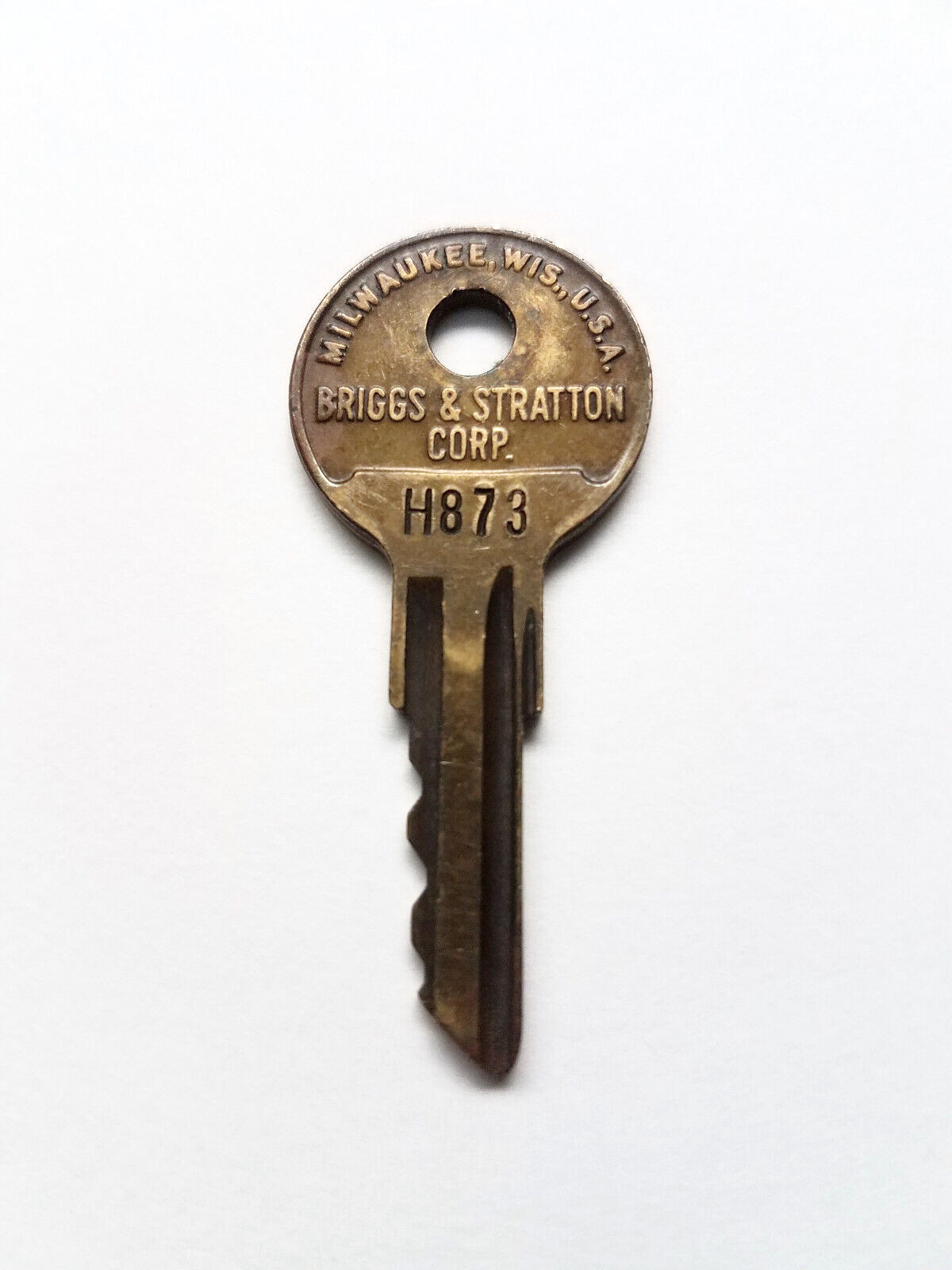 Vtg Briggs & Stratton Key H873 1935-1942 International Terraplane Hudson H-873