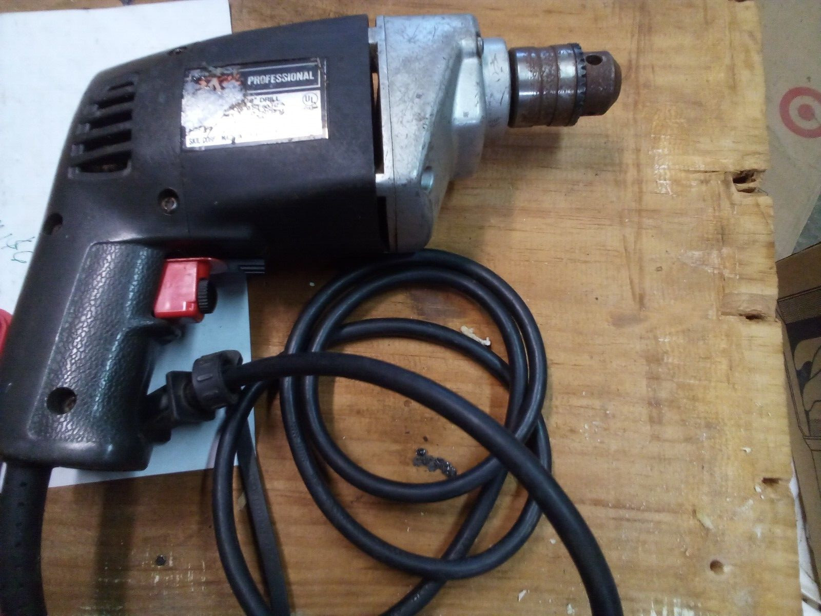 Vintage Skill Corded 3/8” Professional Power Drill Hand drill set
