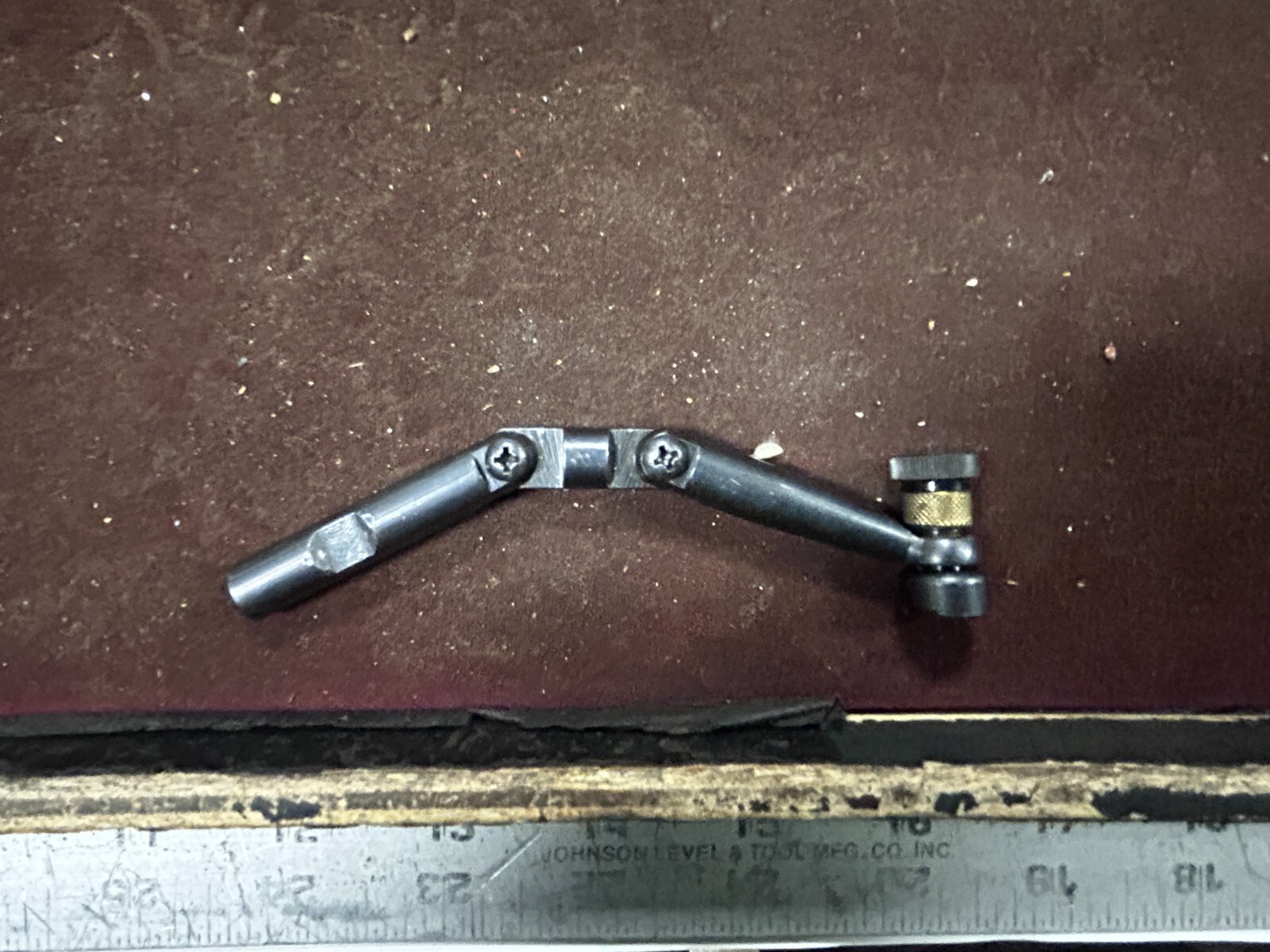MACHINIST DrQa LATHE MILL Adjustage Dog Leg Angle Indicator Holder Arm