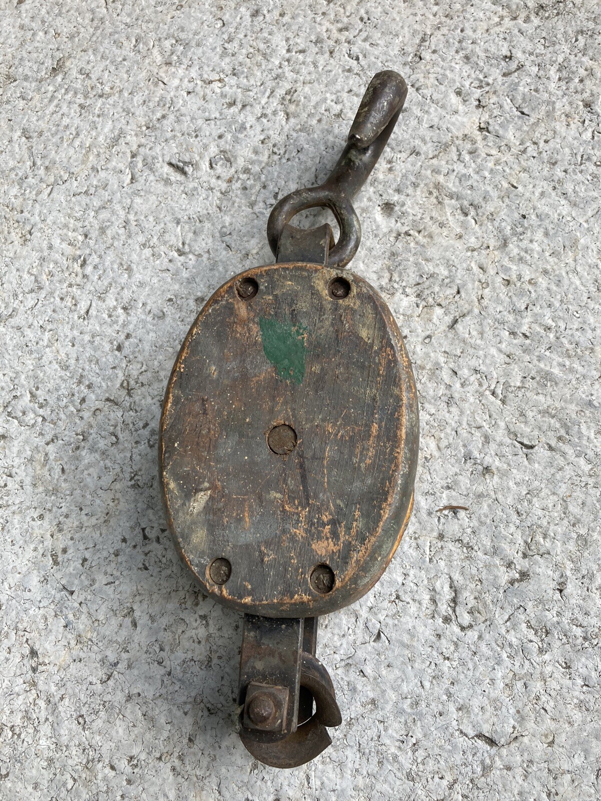 Vintage Boston & Lockport Star Pulley Block