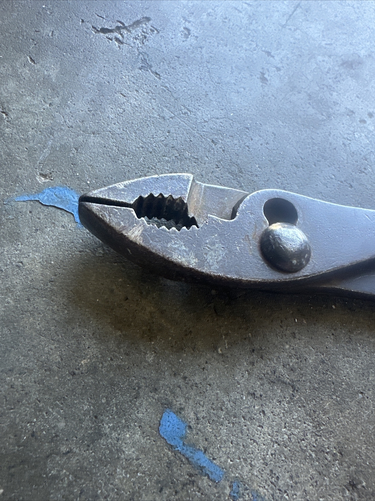 VTG 10″ JP Danielson SLIP-JOINT PLIERS, BLACK OXIDE FINISH, HERRINGBONE GRIP