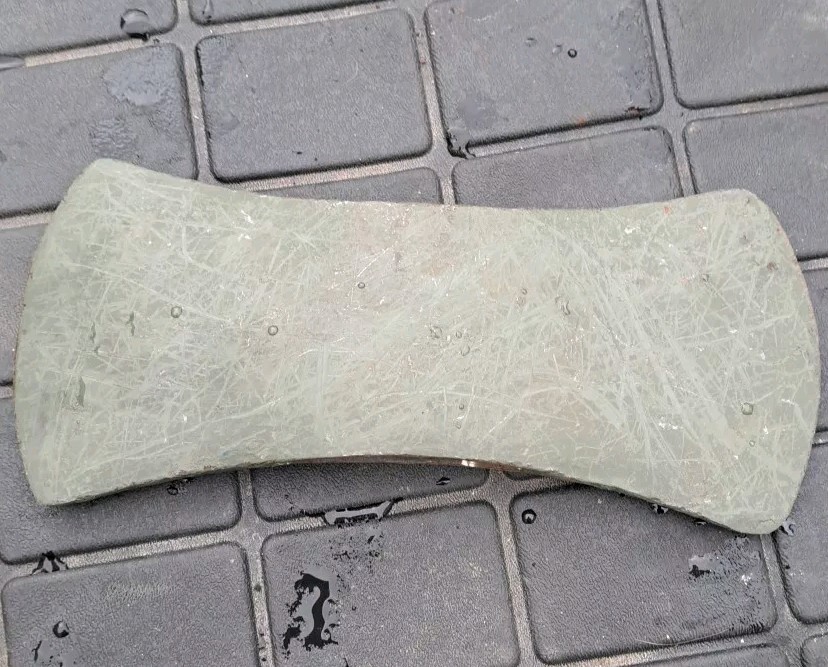 Vintage Military olive drab double bit felling timber axe 3lbs. (US Army, USAF?)