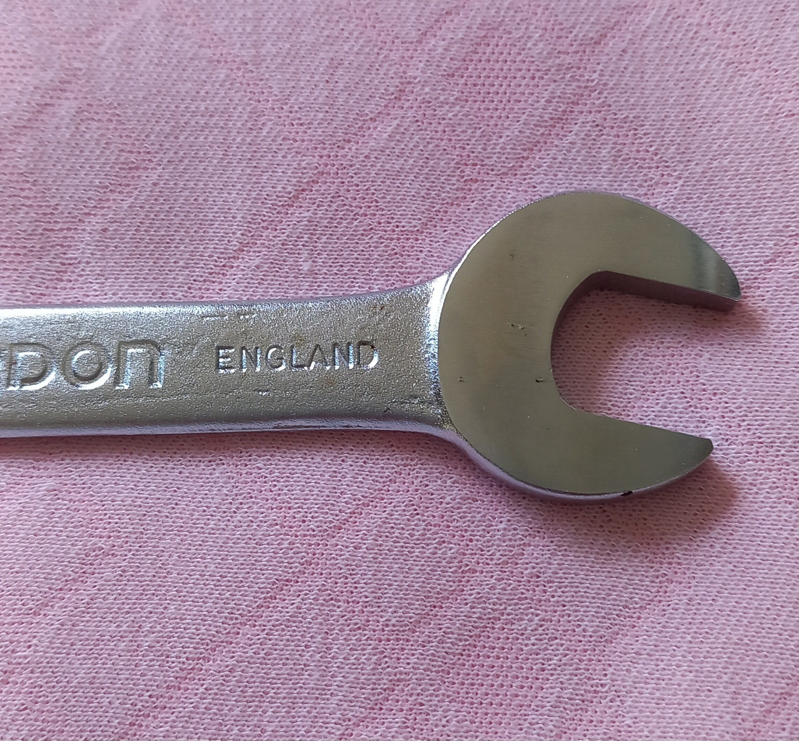 Vintage Jaguar Spanner Open Ended 17mm +19mm Made In Sheffield By Gordon VGC