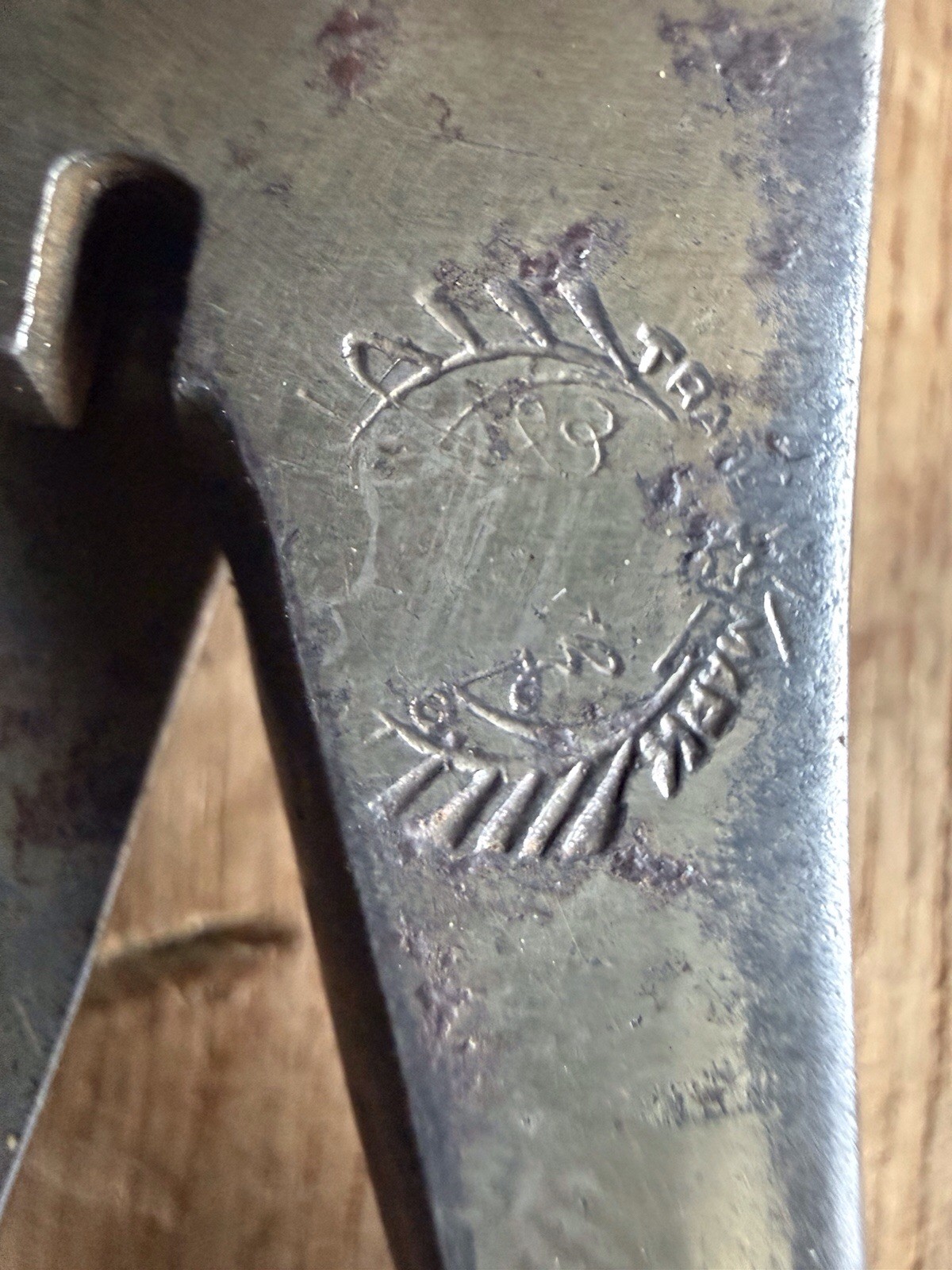 Vintage Slip Joint Pliers Marked Forged Steel ZENITH Trademark Flat Tip Handle