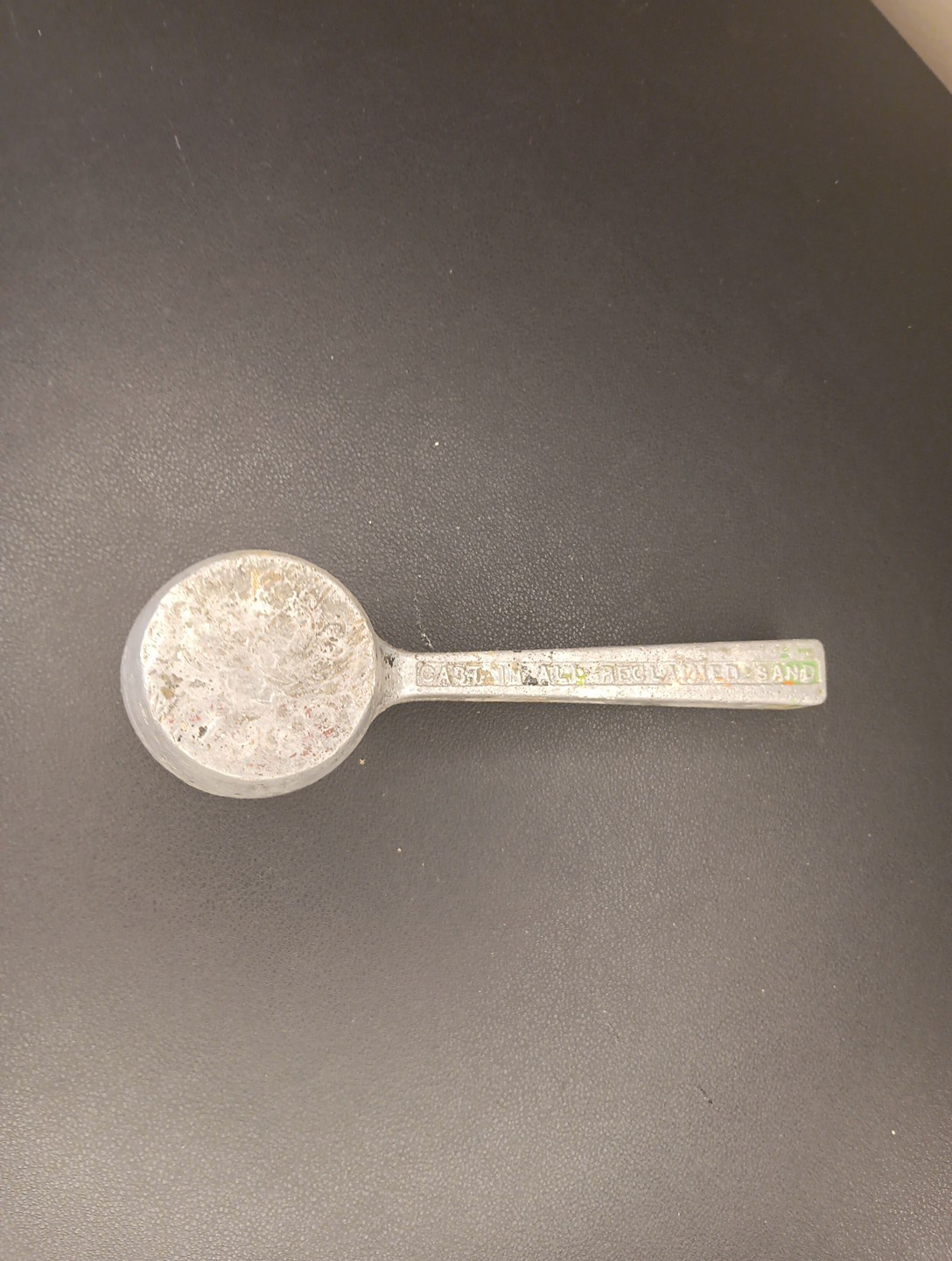 Vintage 1950 Sand Cast Aluminum Measuring Device from National Engineering Co.