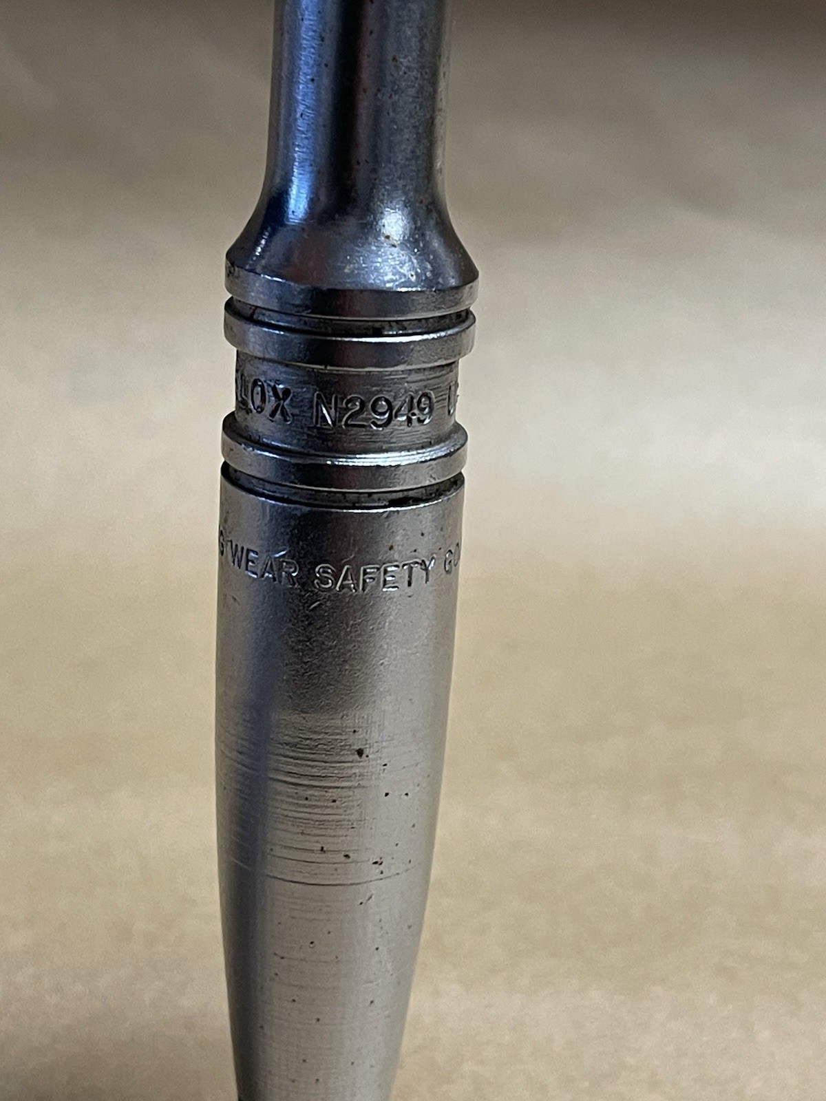 SNAP-ON / TUBELOX 1/2″ DR. HAMMER HEAD SCAFFOLDING RATCHET-N2949 7/8″ SOCKET-USA