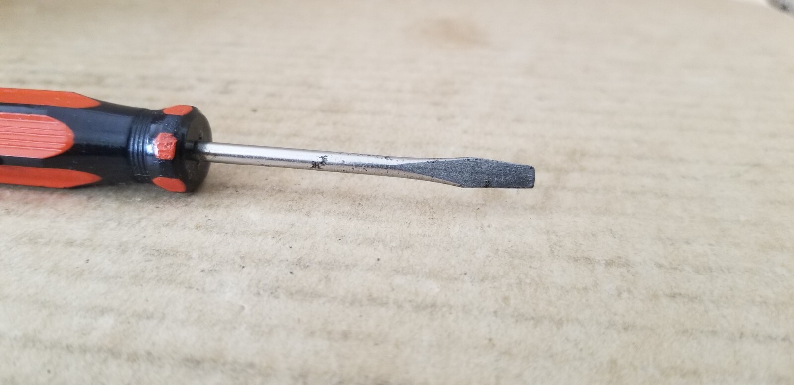 Vintage Stanley USA 63-310 Pocket Clip Flat/Slotted Screwdriver, VGC