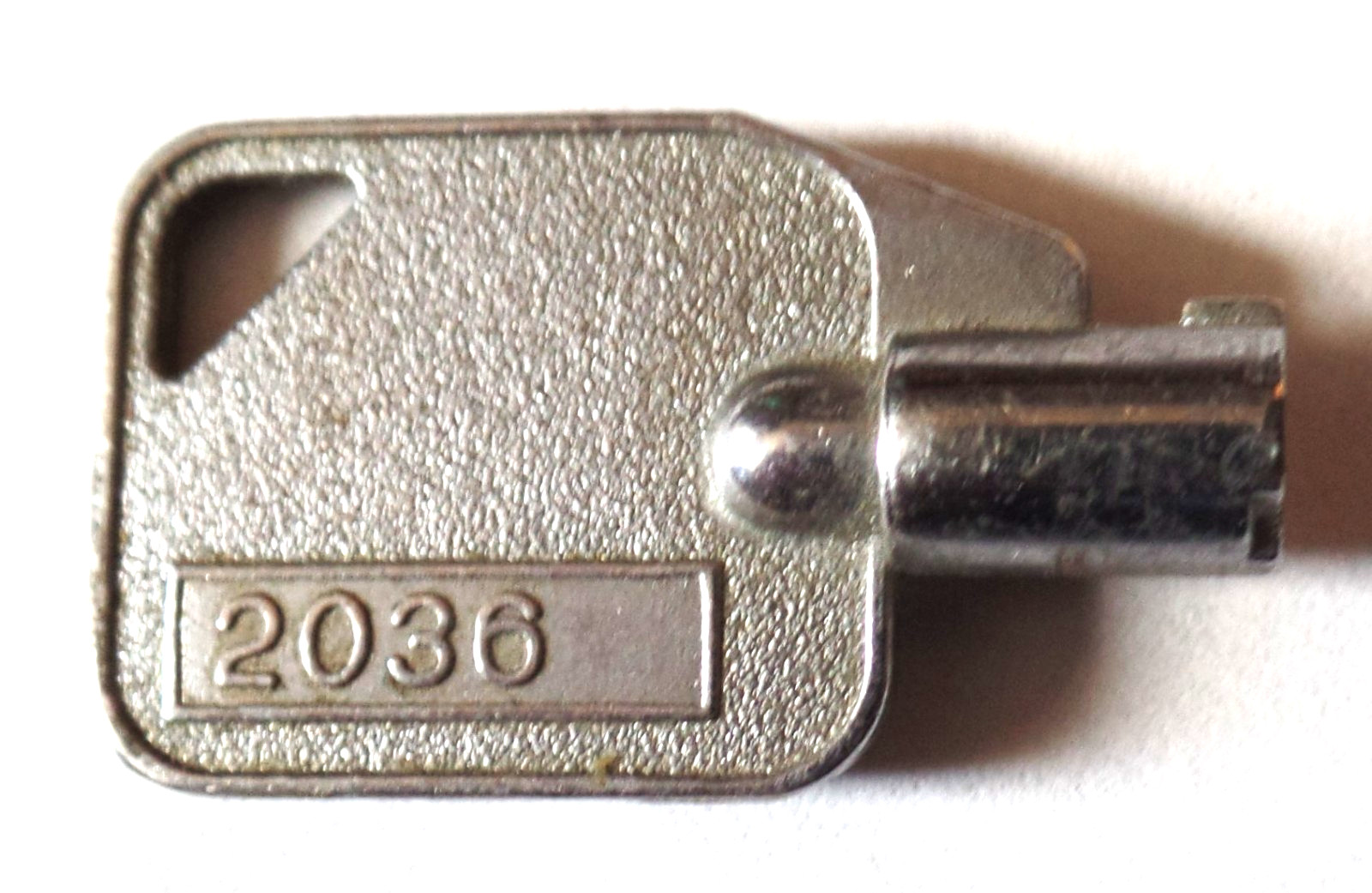 Vintage 2036 Silver Tone Key