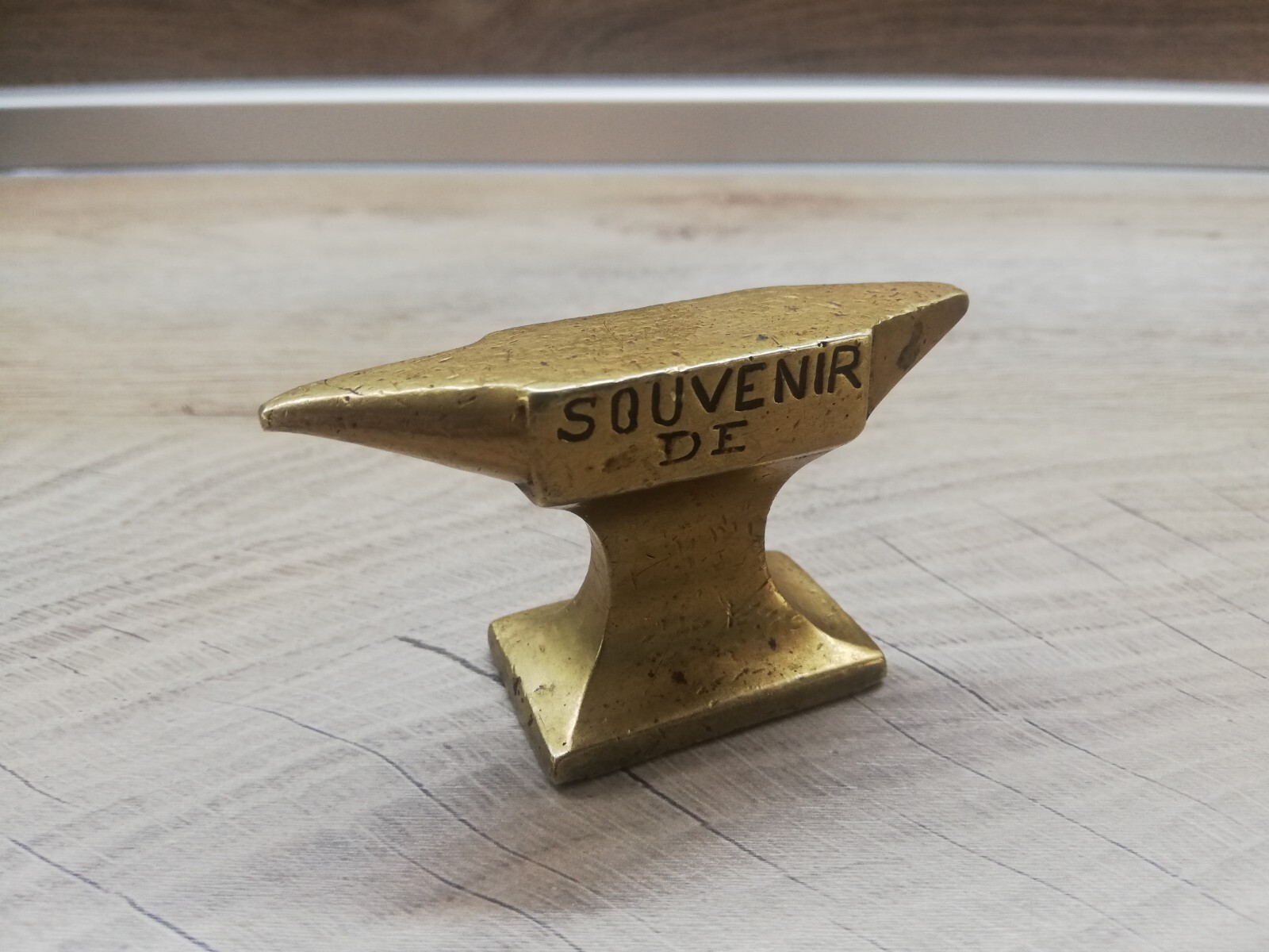 RARE 1930 BRASS HORN ANVIL JEWELER WATCHMAKER METALSMITH BLACKSMITH BENCH TOOL