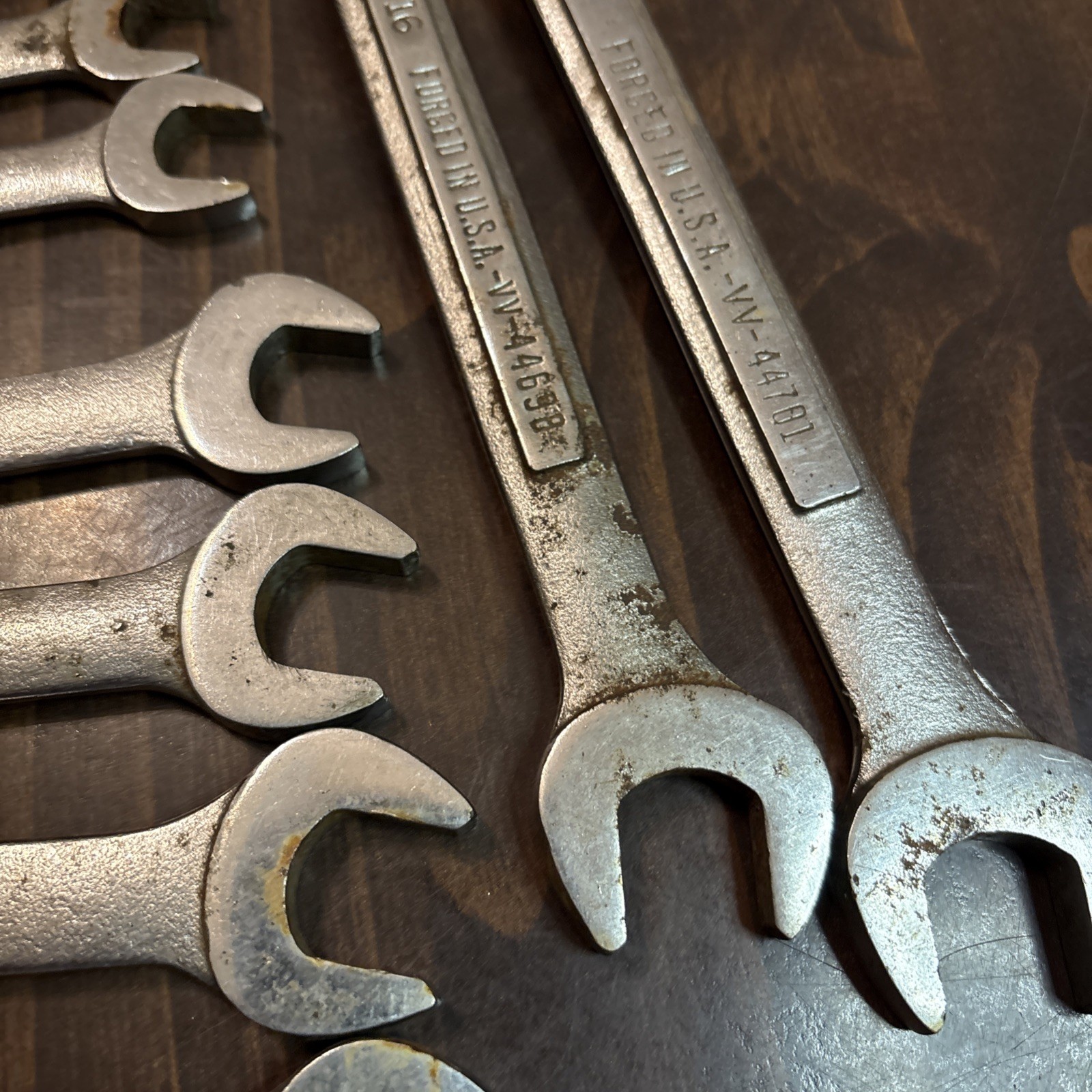 Mixed Lot Craftsmen Wrenches USA 18-15 13-11, 9mm 1/4 7/16 1/2 11/16 3/4 13count