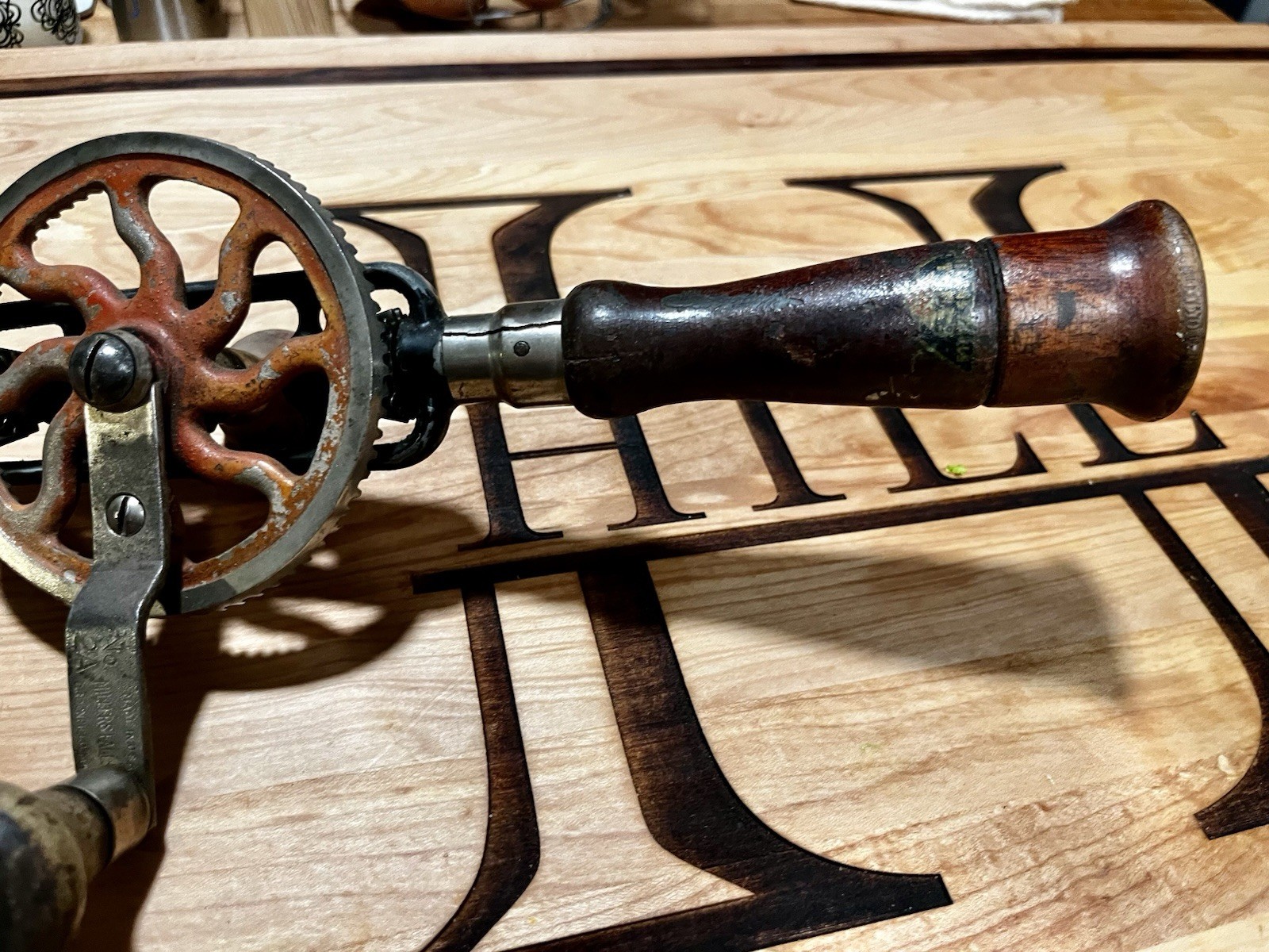 Vintage Millers Falls No. 2A Hand Drill Eggbeater Drill Dual Pinion USA