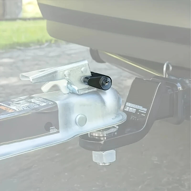 Heavy-Duty Trailer Lock 1/4” Pin – Zinc Alloy Anti-Theft for RVs & More.
