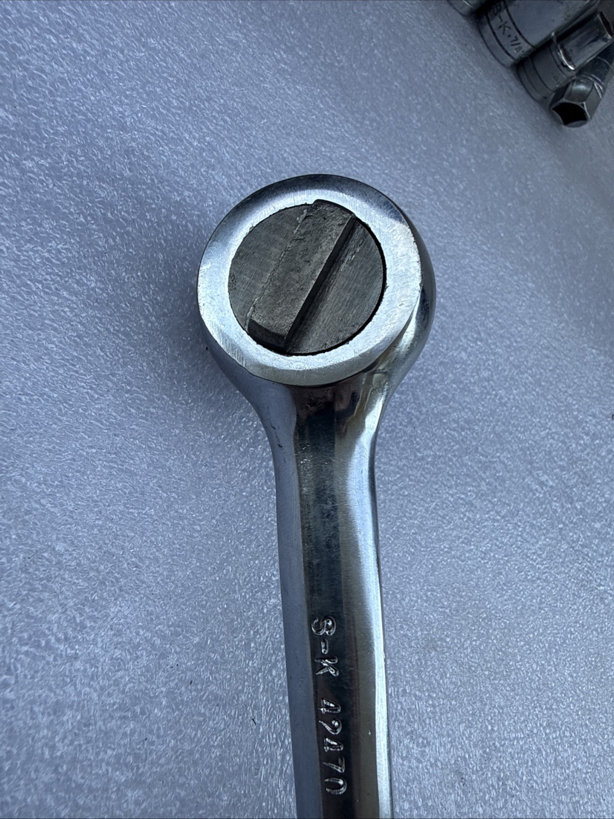 Vintage S-K S&K 1/2” Ratchet, Extensions, 1” Sockets And Lower – Mixed