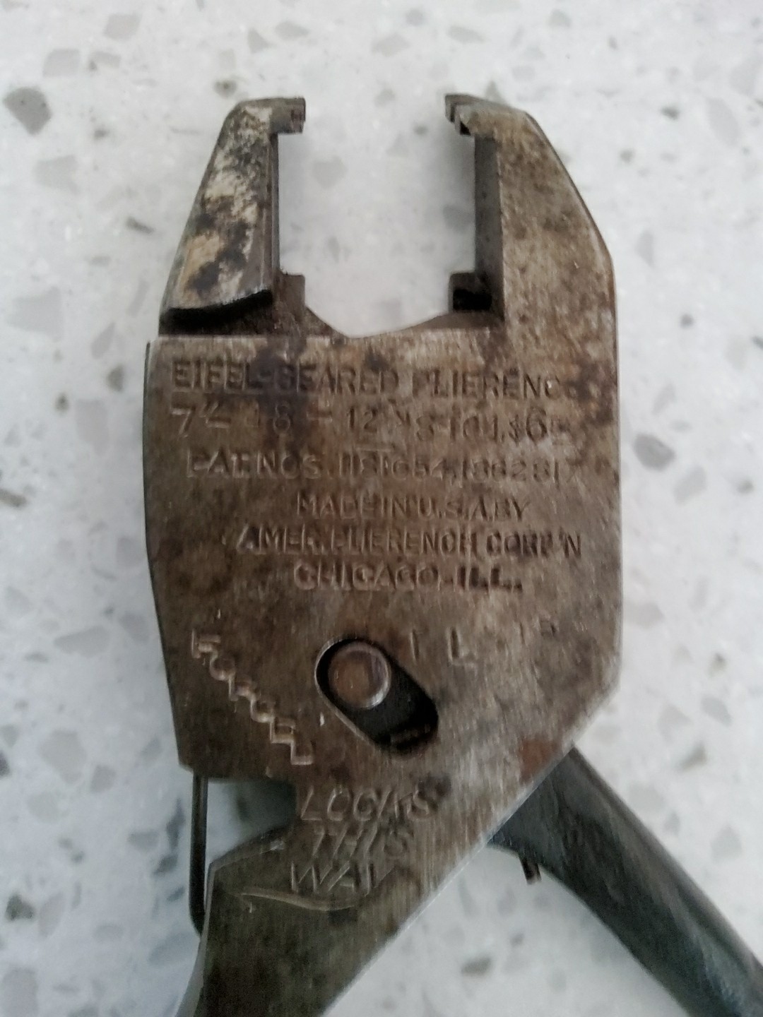 Vintage Eifel-Geared Plierench adjustable pliers