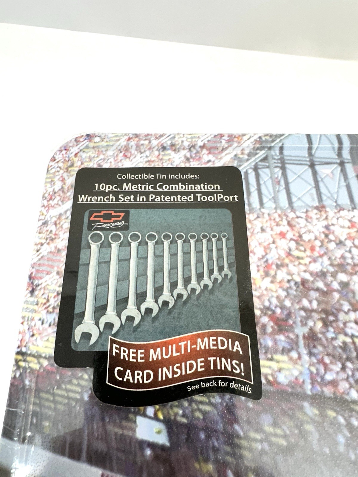 Chevy Racing Metric Combo Wrench Set In Collectible Tin #16 Jack Sprague NASCAR