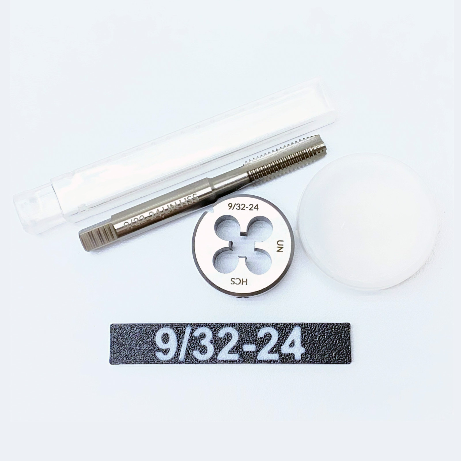 9/32-24 UN HSS Right Hand Thread Plug Tap & Die Set Stanley Plane Restoration