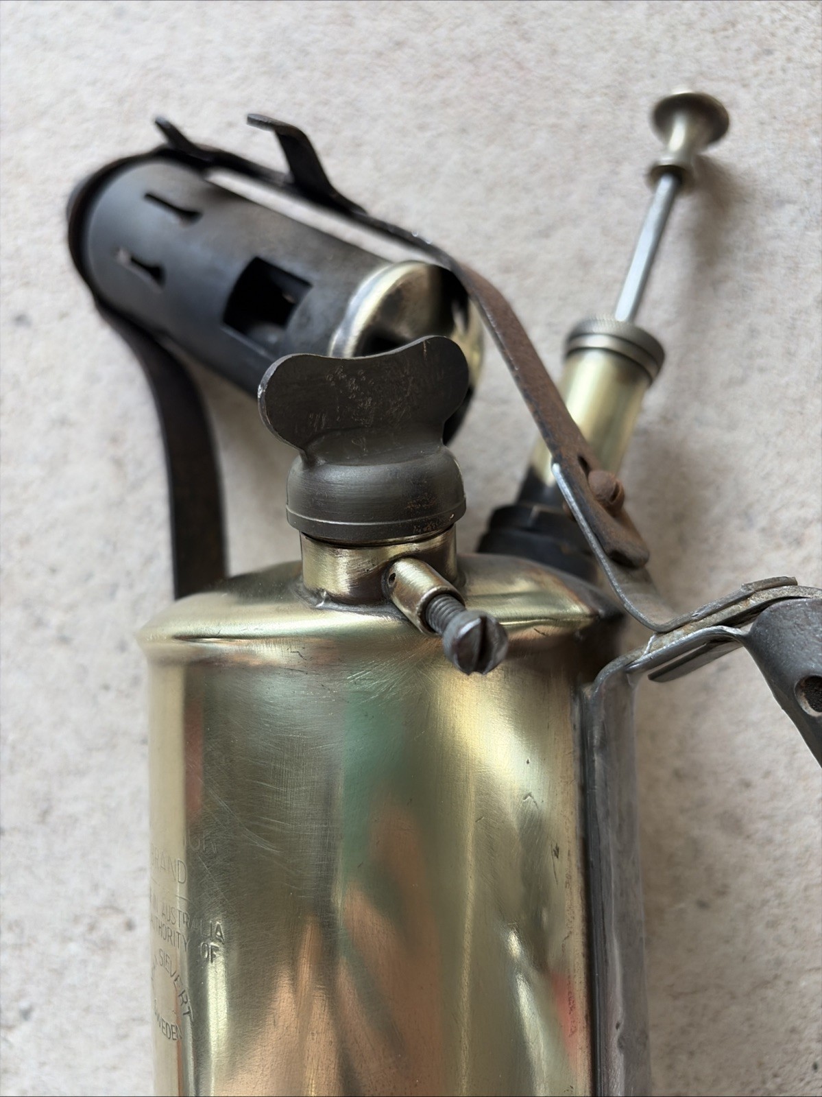Vintage companion blow torch Max Sievert Brass
