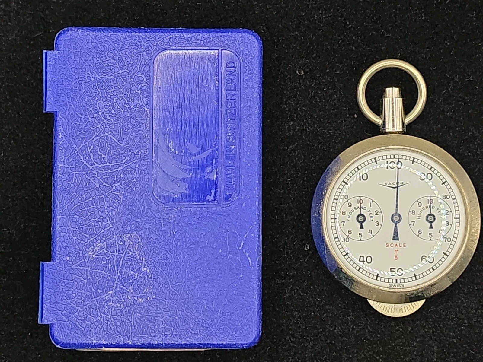Vintage TACRO Swiss Opisometer Map Distance Measure Reader Scale 1/8”