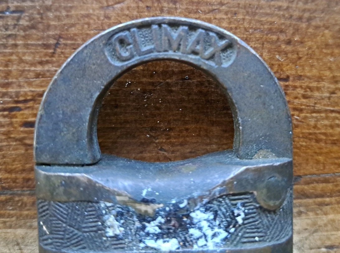 Vintage CLIMAX Pad Lock See Photos