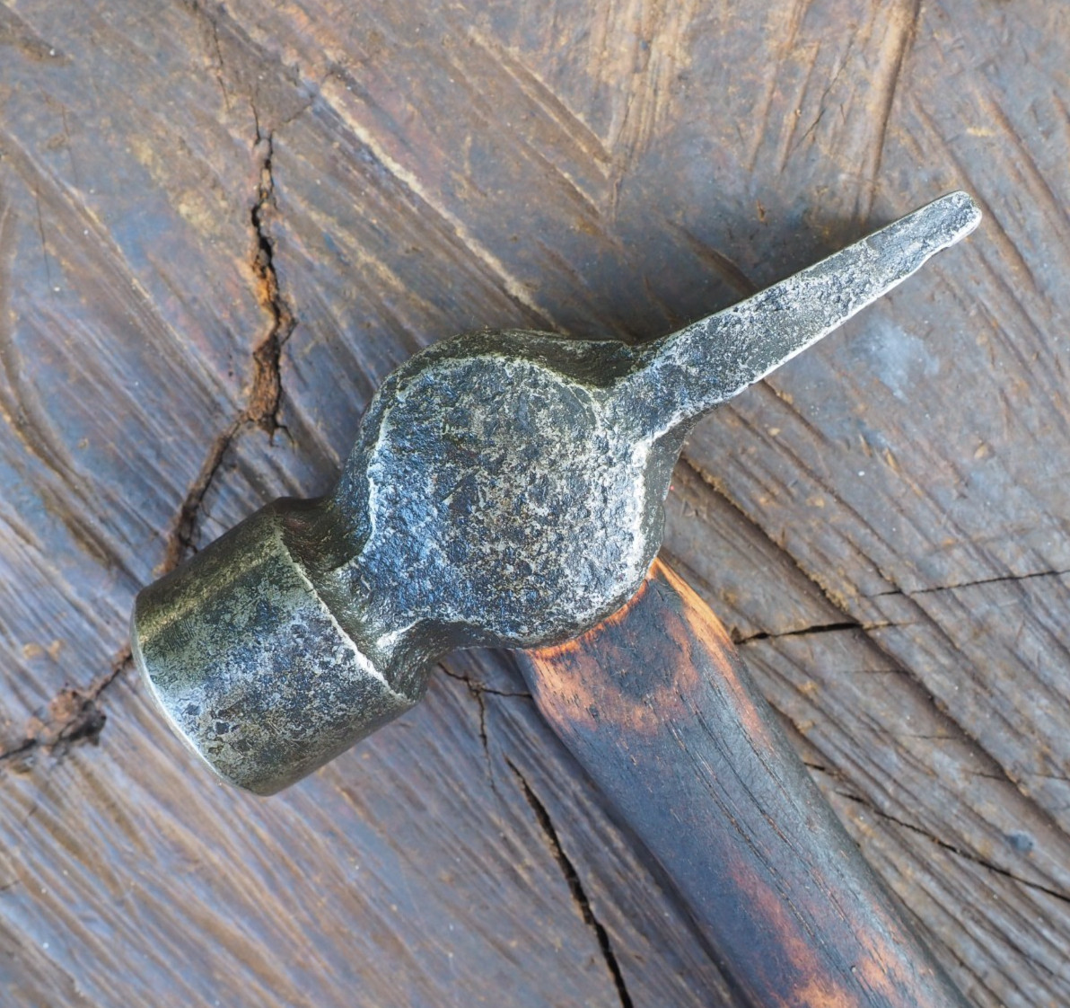 VINTAGE 1.65LB BLACKSMITH “CROSS PEIN” FORGING KNIFE HAMMER ANVIL BLADE FARRIER