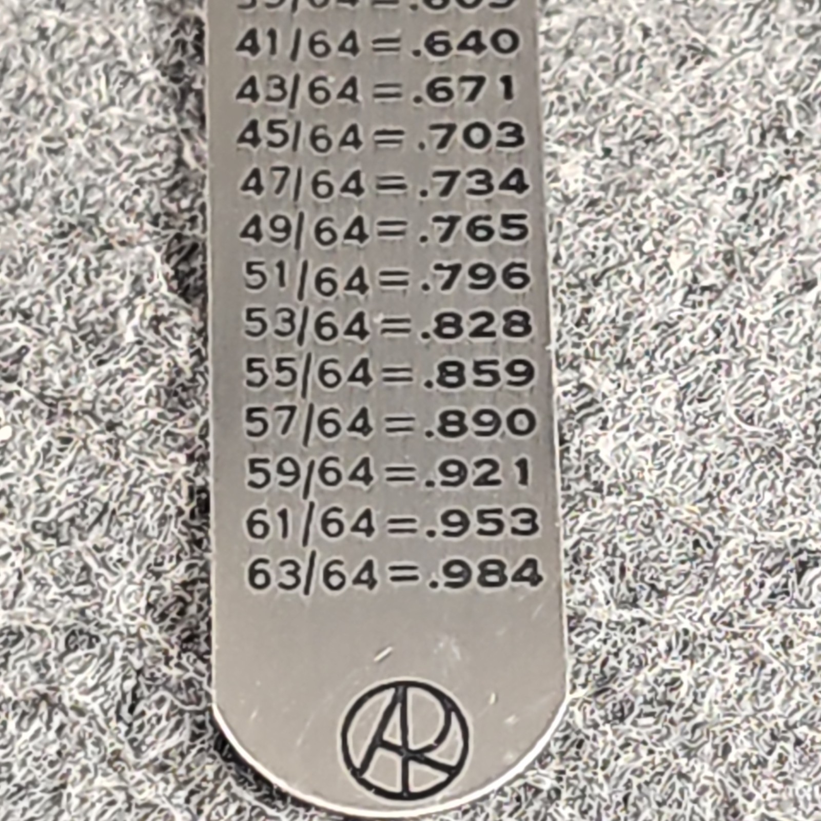 Vintage Garlock Inc Palmyra NY Machinist Slide Rule Gauge Advertising Pocket…