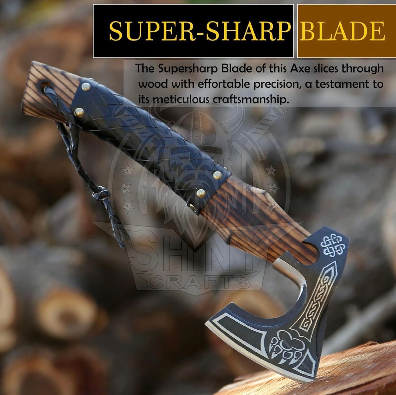 Customs Handmade Mini Berserker Axe Tomhahawk Battle Axe Viking Axe Gift SCA-16