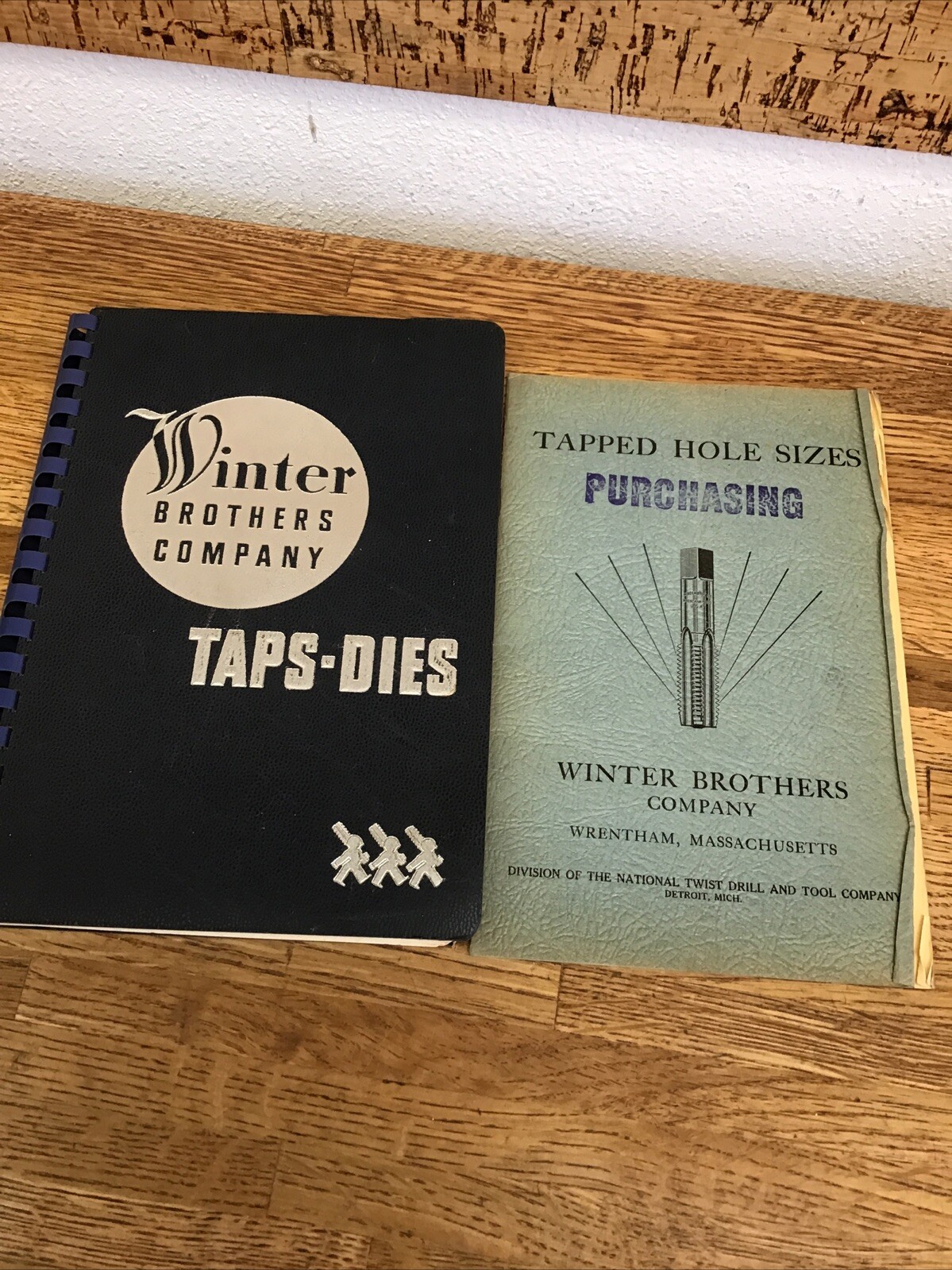 1933 Winter Brothers Company Taps & Dies Tool Catalog No17 Illustrated Embossed