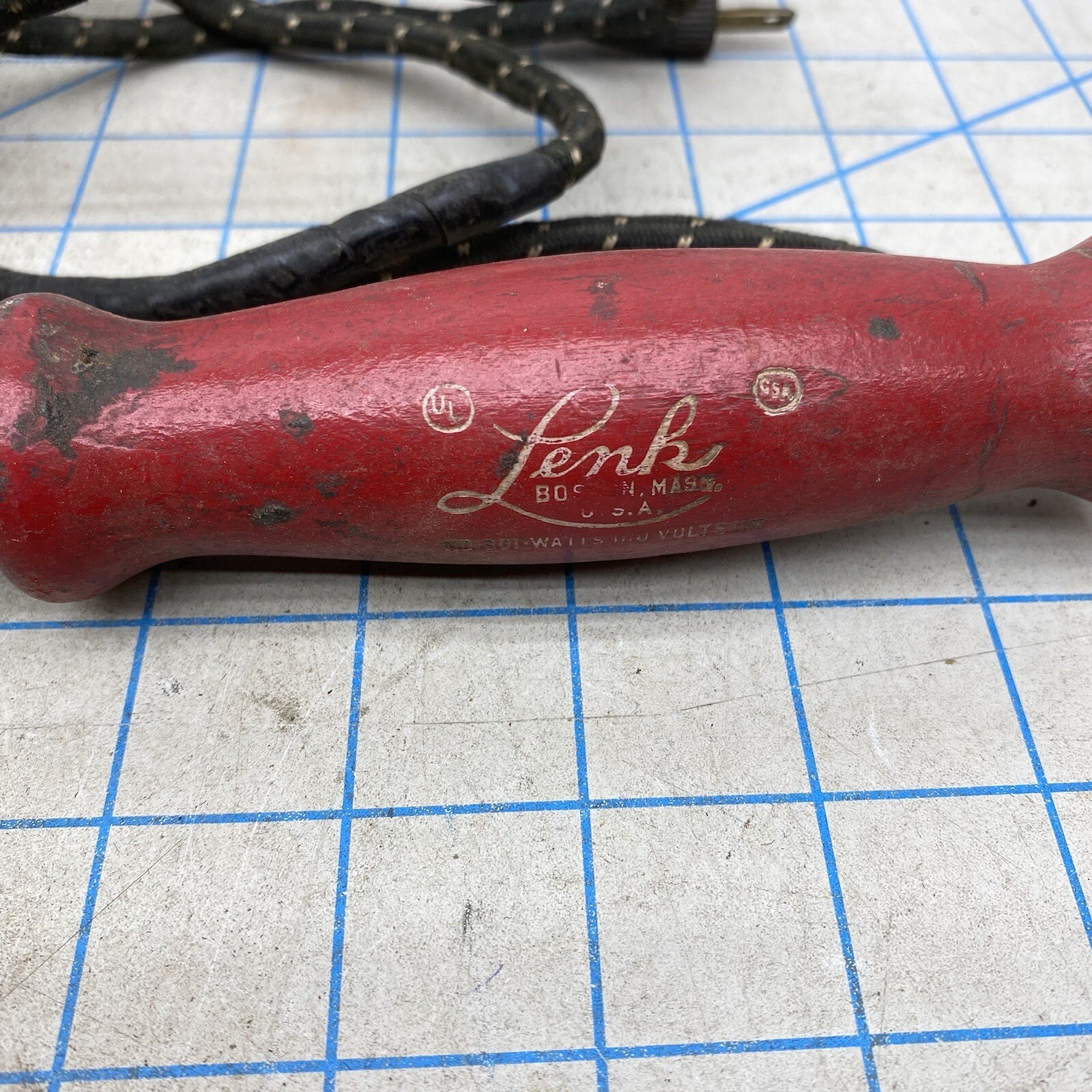 Vintage Lenk No. 301 100w 115v Solder Iron Untested As Is