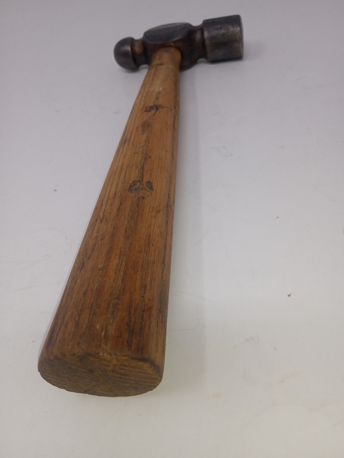 Vintage Ball Peen Wood Handle Hammer 12.4oz Overall