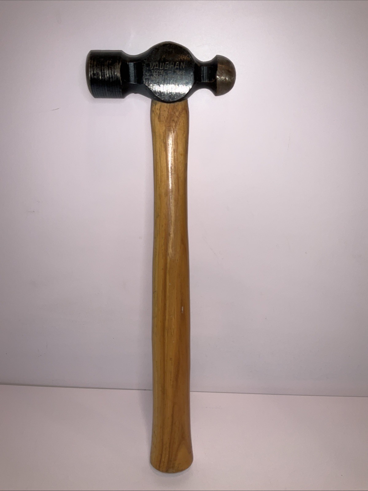 Vaughan TC016 16 oz Ball Pein Hammer Made in USA 🇺🇸 Wood Handle Vintage Tool