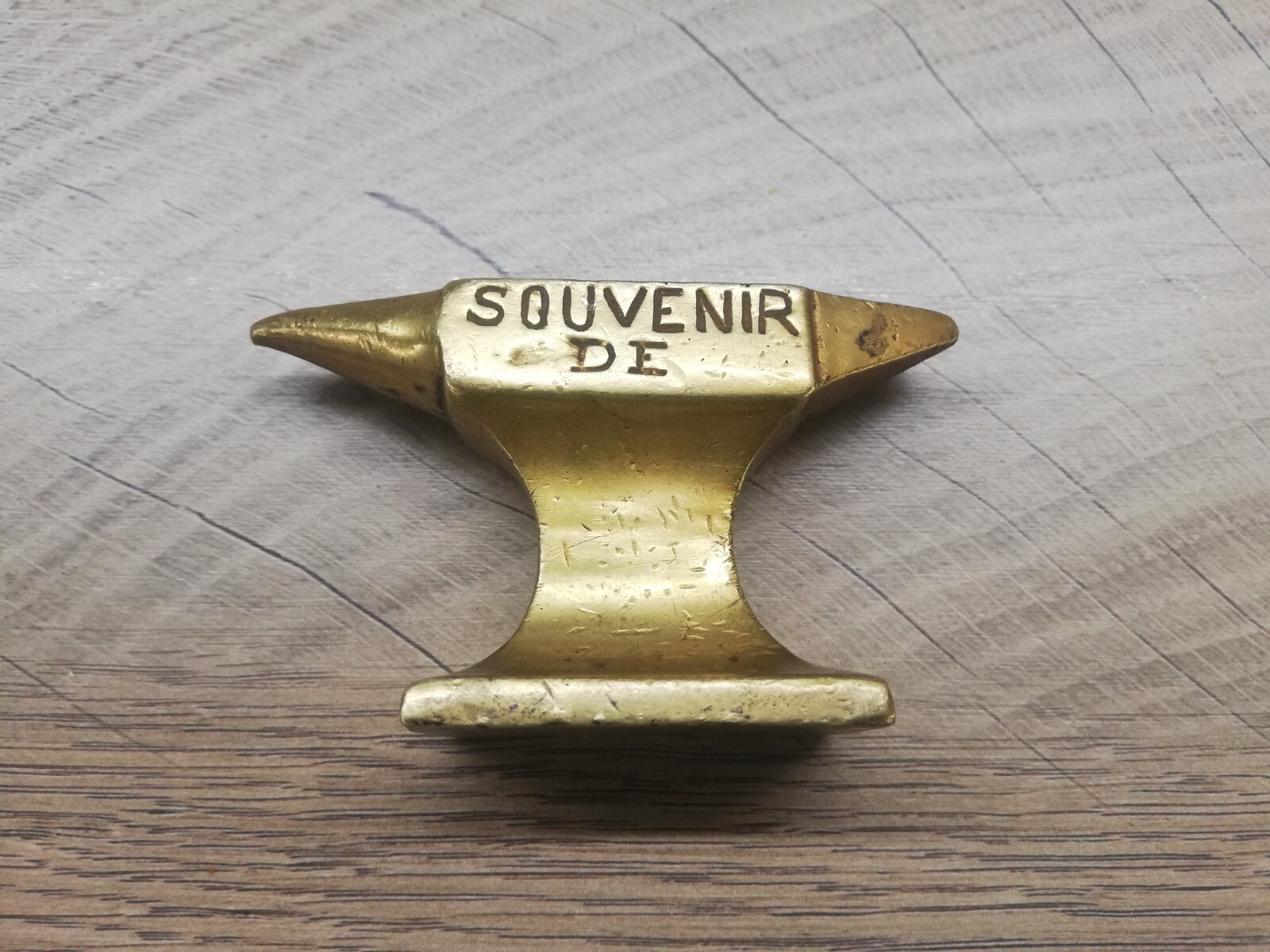 RARE 1930 BRASS HORN ANVIL JEWELER WATCHMAKER METALSMITH BLACKSMITH BENCH TOOL