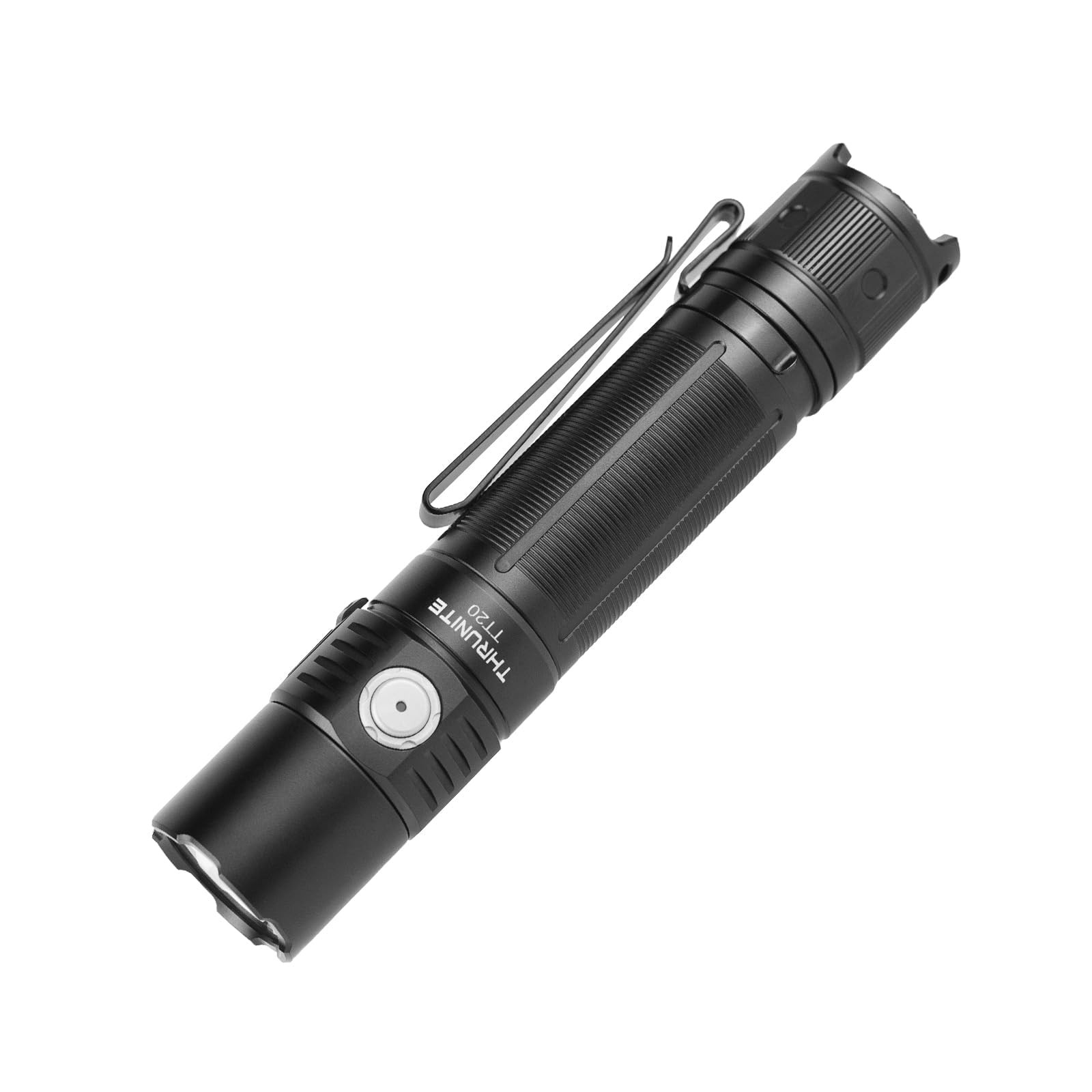 ThruNite TT20 Tactical Flashlight, 2010 Lumens High Power LED Black CW