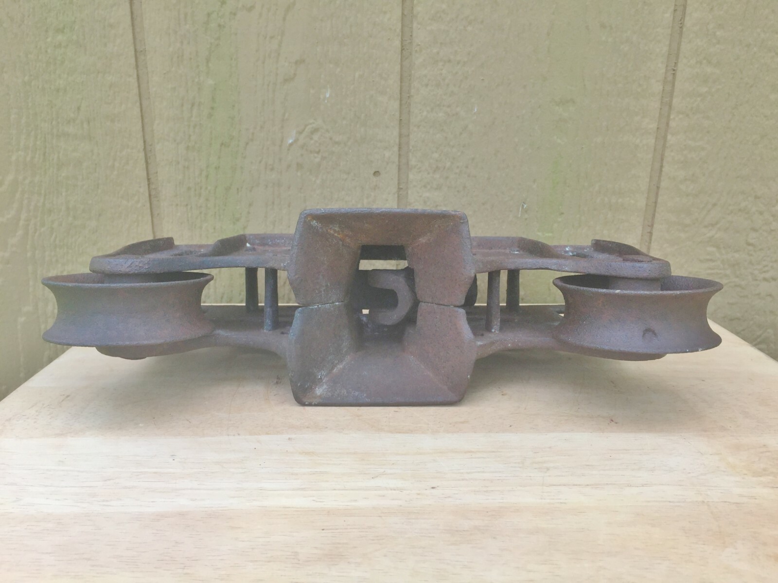 Porter Reversible Adjustable Wood Track Hay Trolley Carrier Pat 1886 Ottawa IL