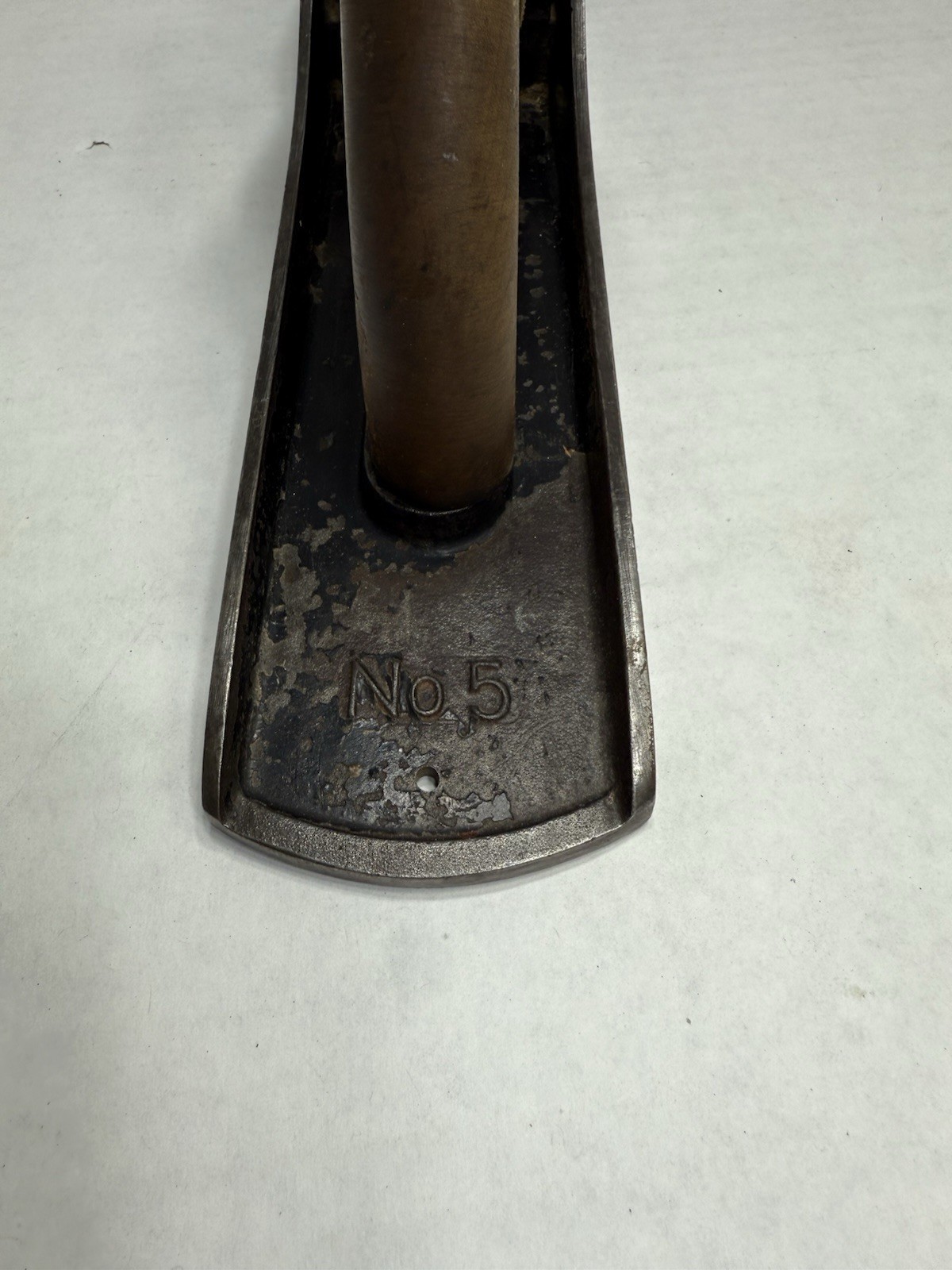 Vintage Stanley Bailey No 5 Wood Plane Smooth Base Made in USA 13in