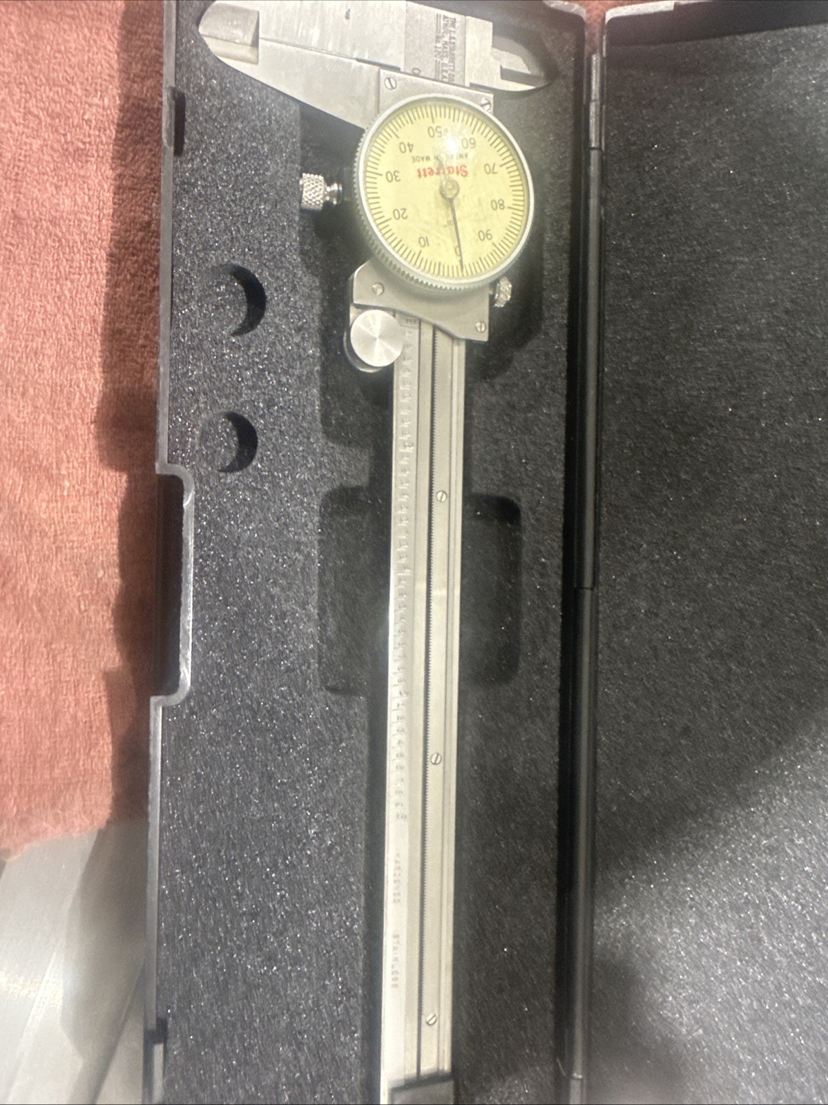 L.S. Starrett No.120 Dial Caliper 0″ to 6″ Vintage Machinist Tool, USA
