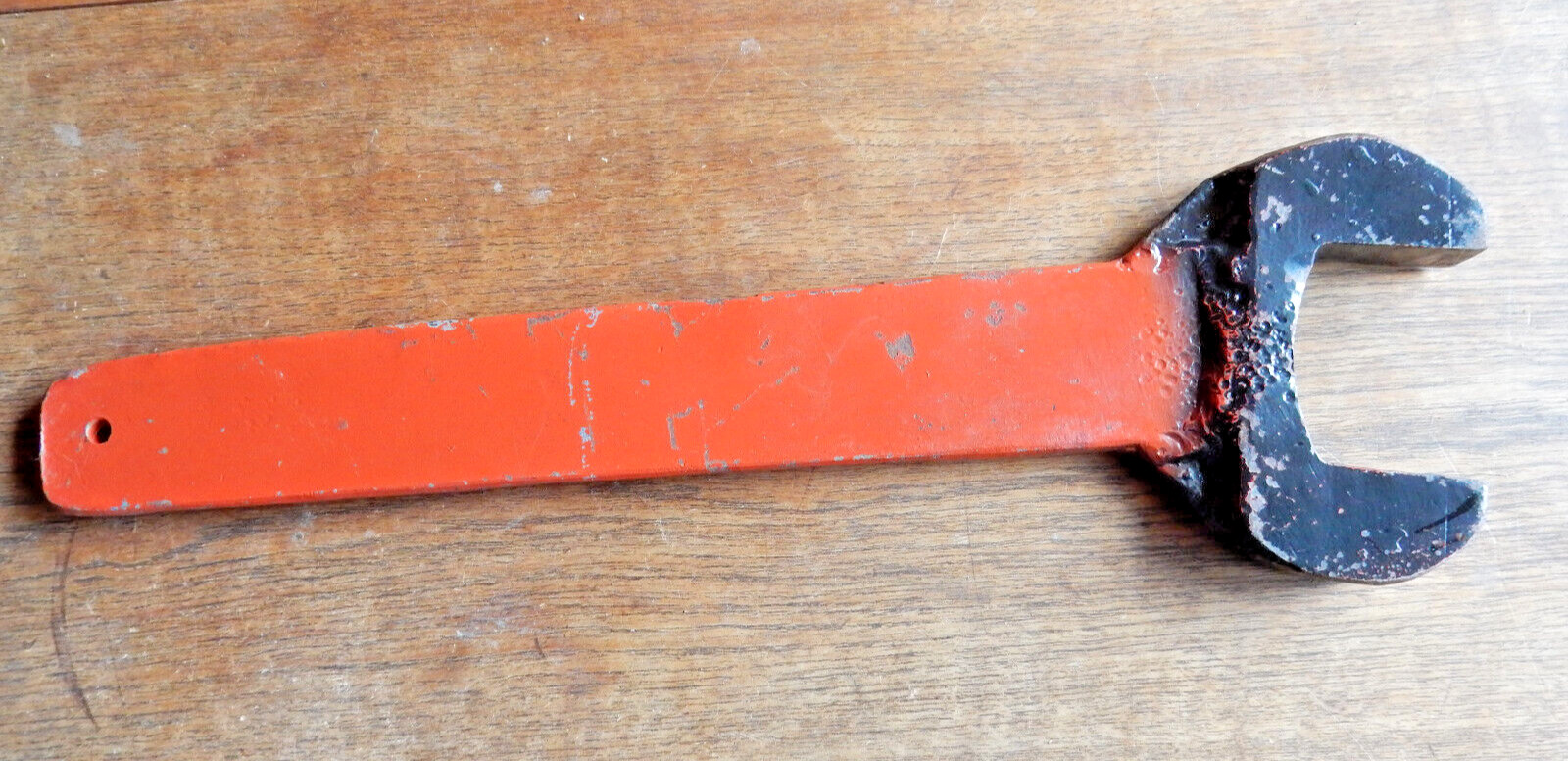 Vintage Santa Fe Railroad 19″ Wrench, 2-7/8″ USA, Old Railway Tool