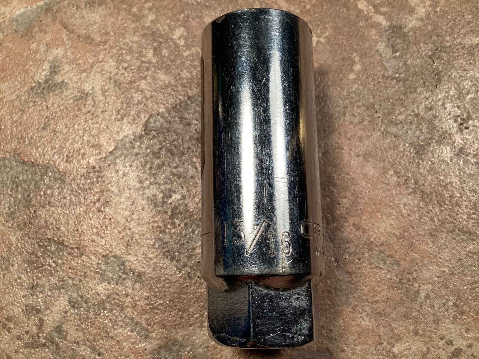 Vintage Craftsman Socket Spark Plug NOS 1/2″ Drive -13/16″ V-Series 6-Point USA