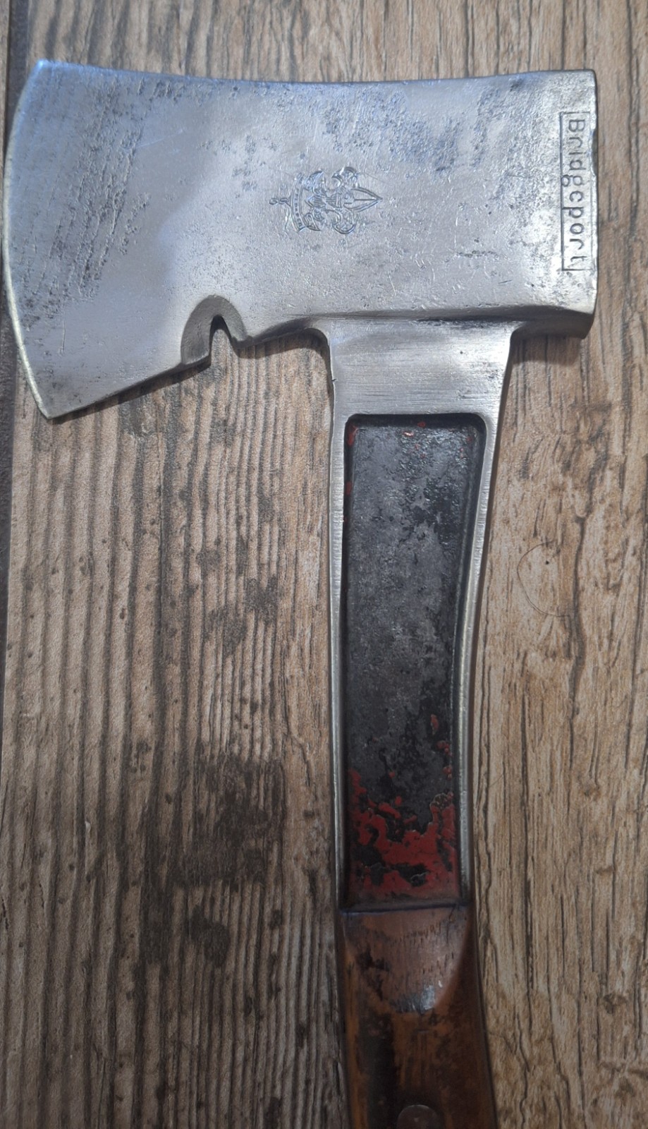 Vintage Boyscout 11 inch Small Hand Bridgeport Axe USA Patent 1,830,663
