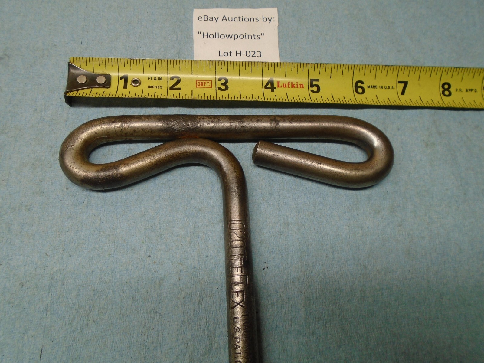 Walden Worcester 1020 Tee Flex T Handle 5/8″ Universal Socket Patent 1918 H023