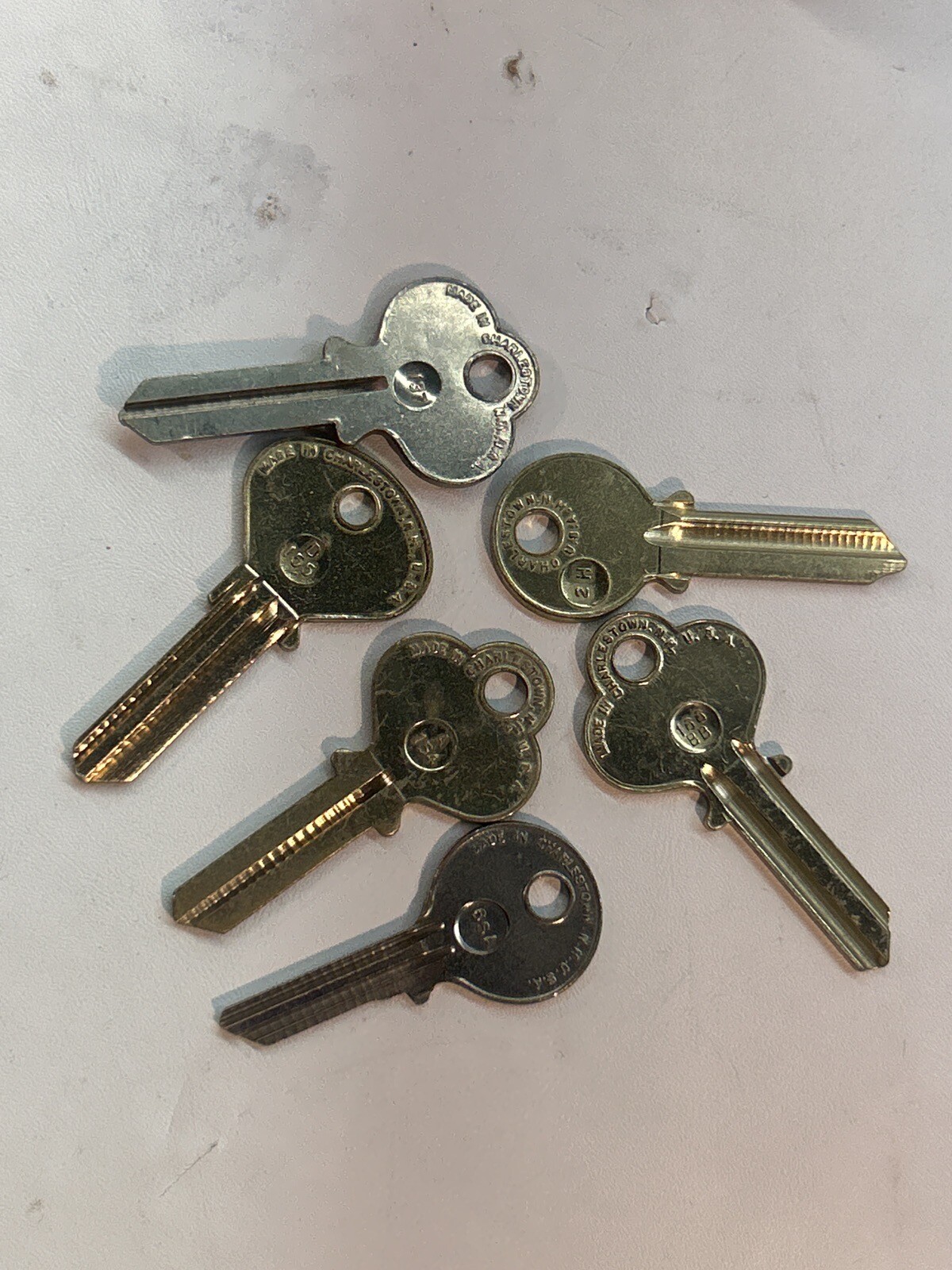 Keil Key Assorted Lot Of 50 Count 1 Lb Uncut Blanks NOS Vintage