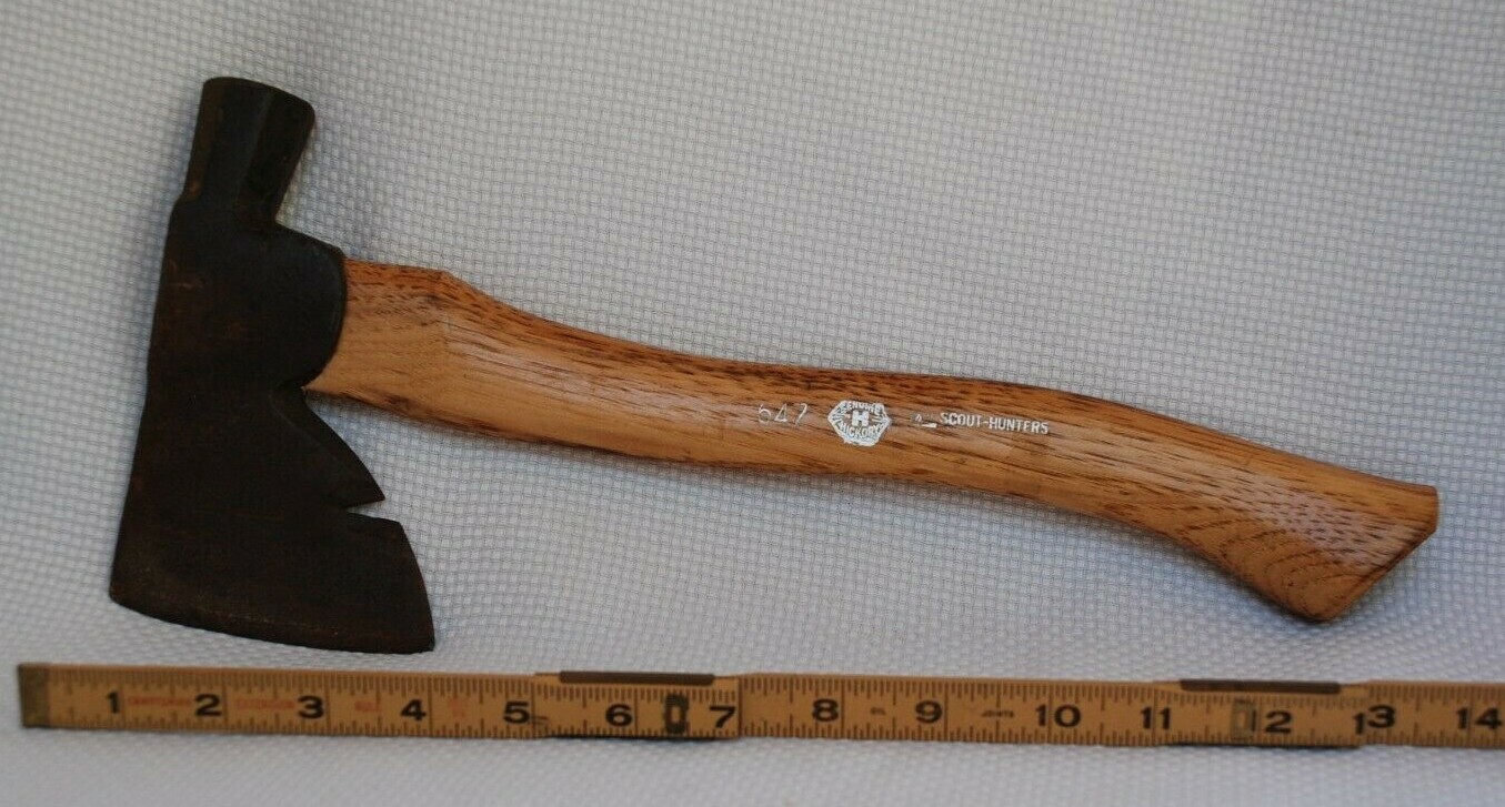 Vintage PLUMB Hatchet Carpenter Axe Octagon Hammer Head With Nail Puller – Nice!