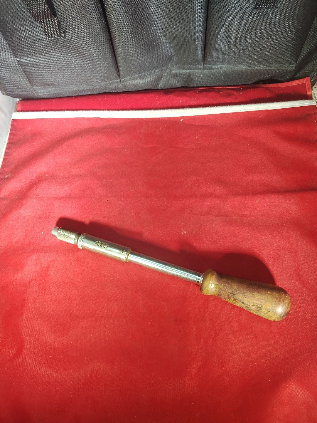 Miller Falls Wood Handle Ratcheting Spiral Screwdriver USA 17in
