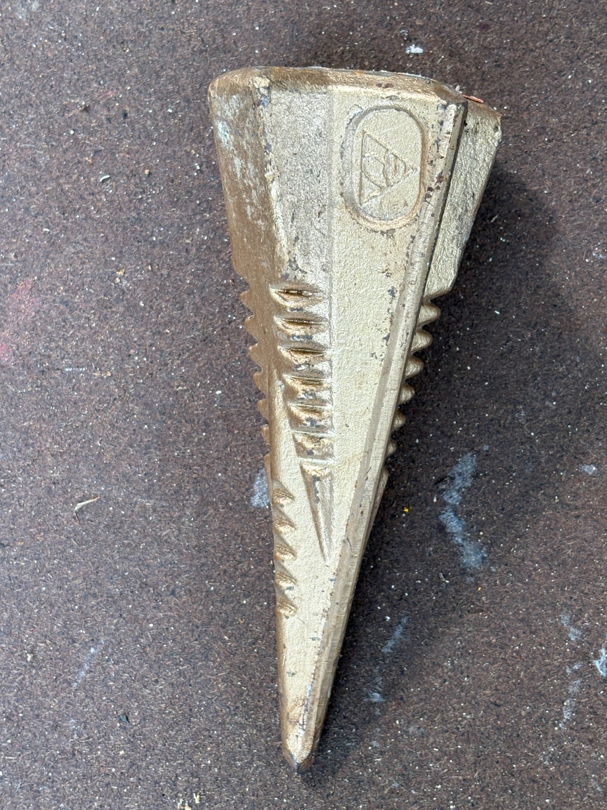 Diamond Log Splitting Wedge “Wood Grenade” Torpedo Steel Tool