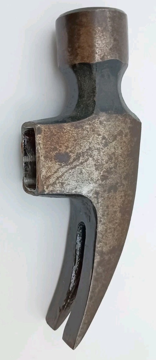 Vintage Plumb Straight Claw Hammer Head 2 Pounds Smooth Face