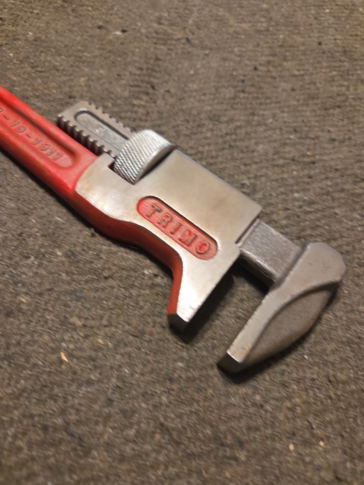 Vintage Trimo 12” Adjustable Monkey Wrench Pat 12-19-1911