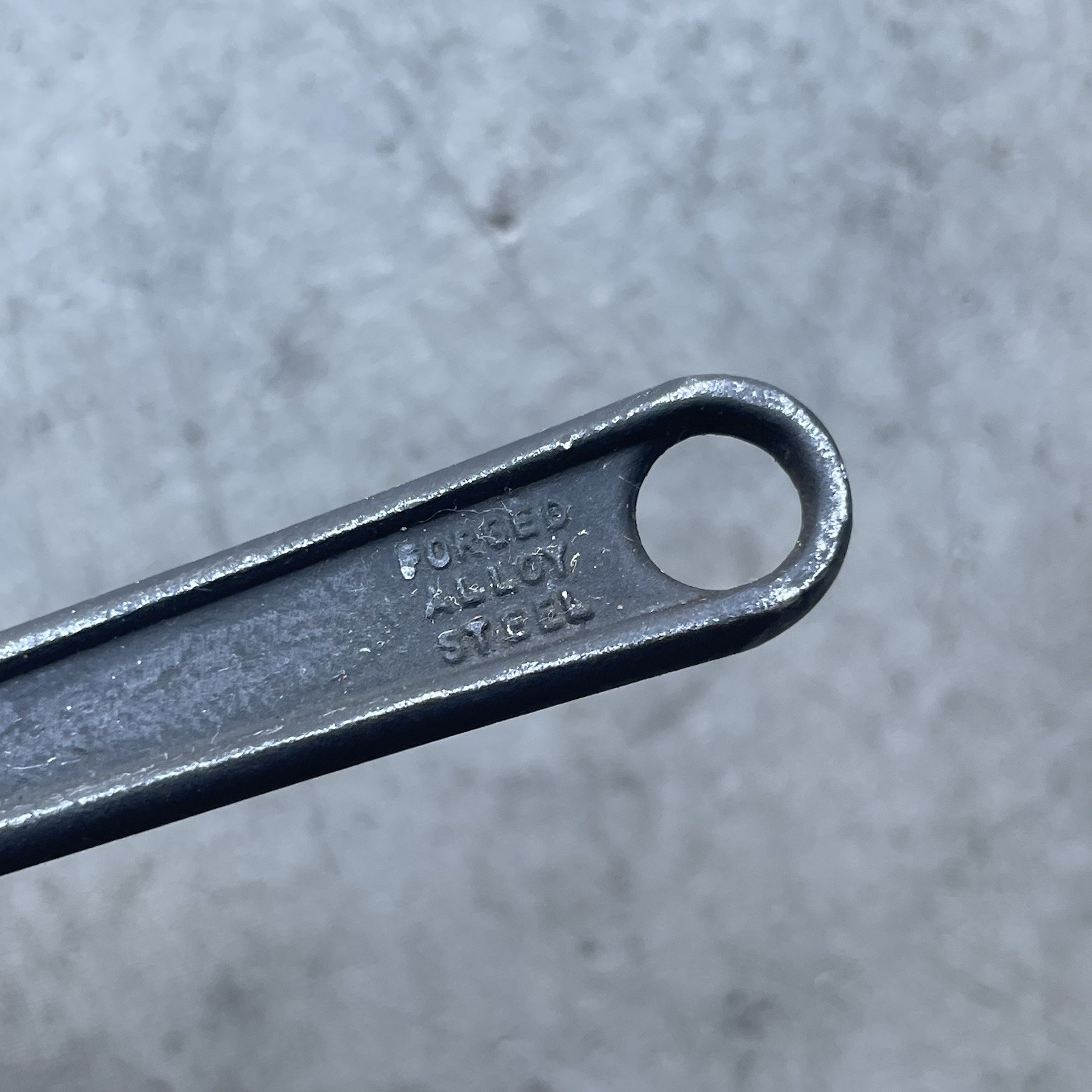Vintage 4” Adjustable Wrench P & C Tools Black Oxide USA Nice!