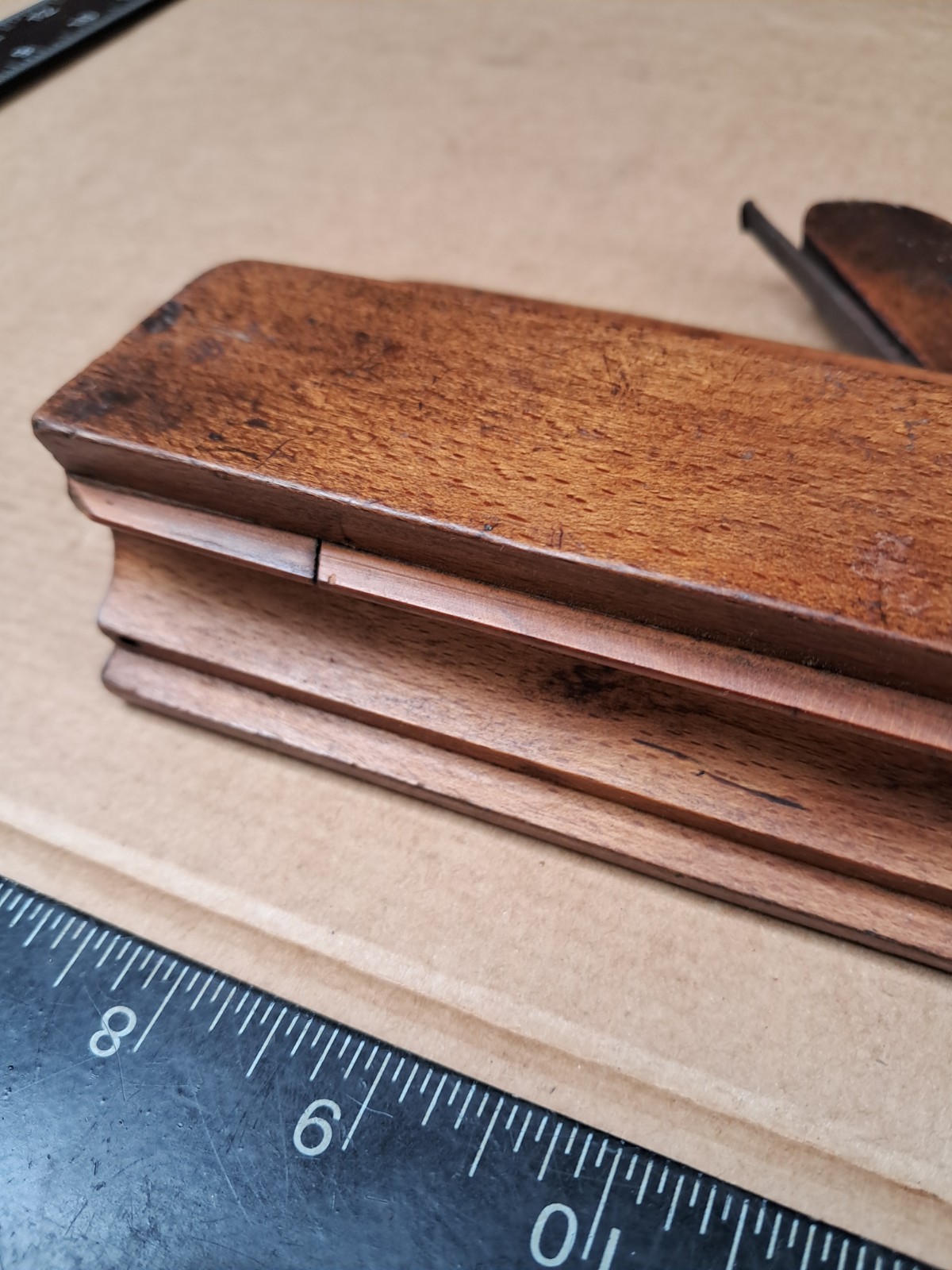 Vintage Complex Type Moulding Plain in Only Fair Condition Unknown Maker